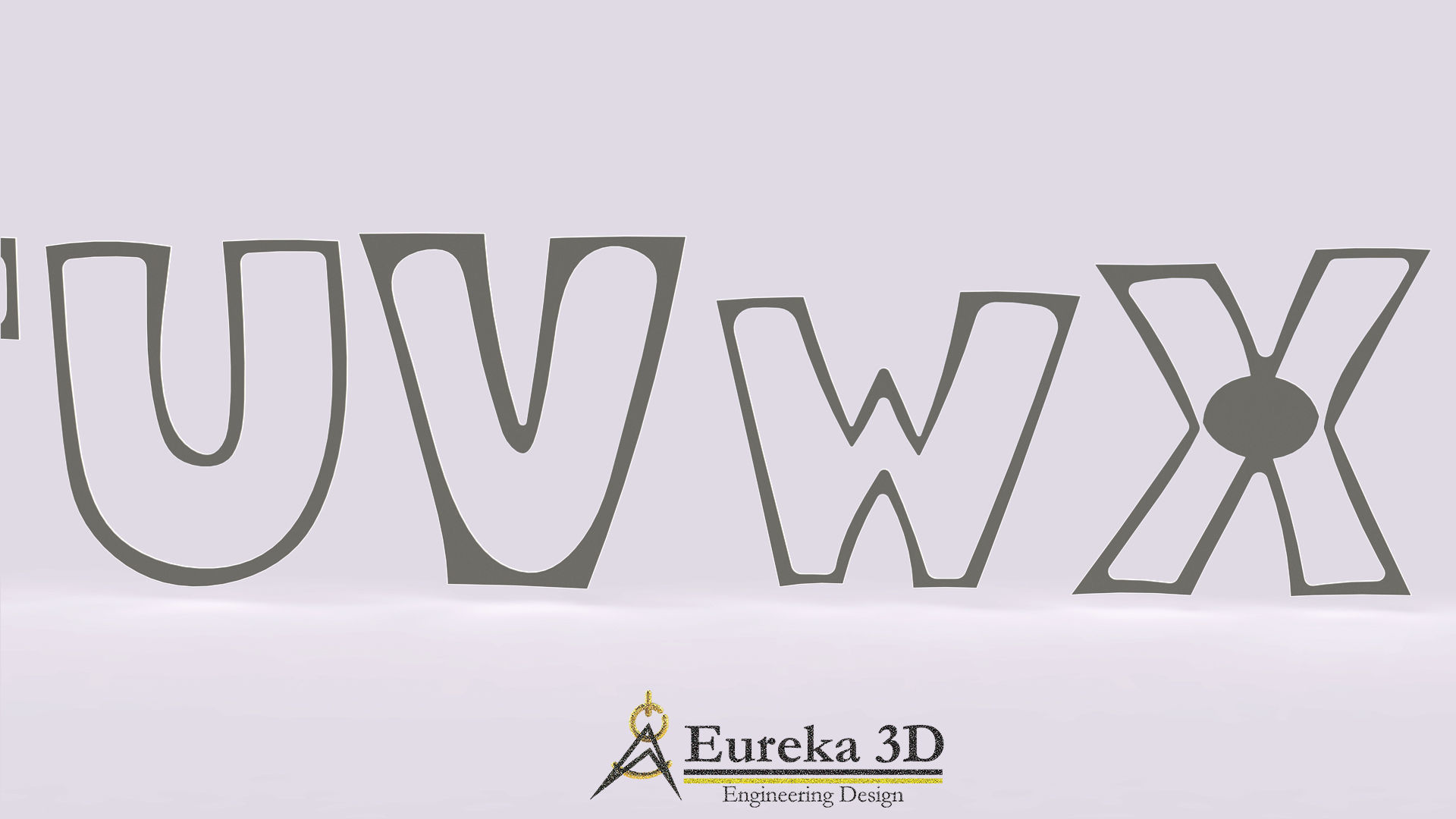 ALPHABET OF FRUITS AND TEMPLATES 3D print model_12