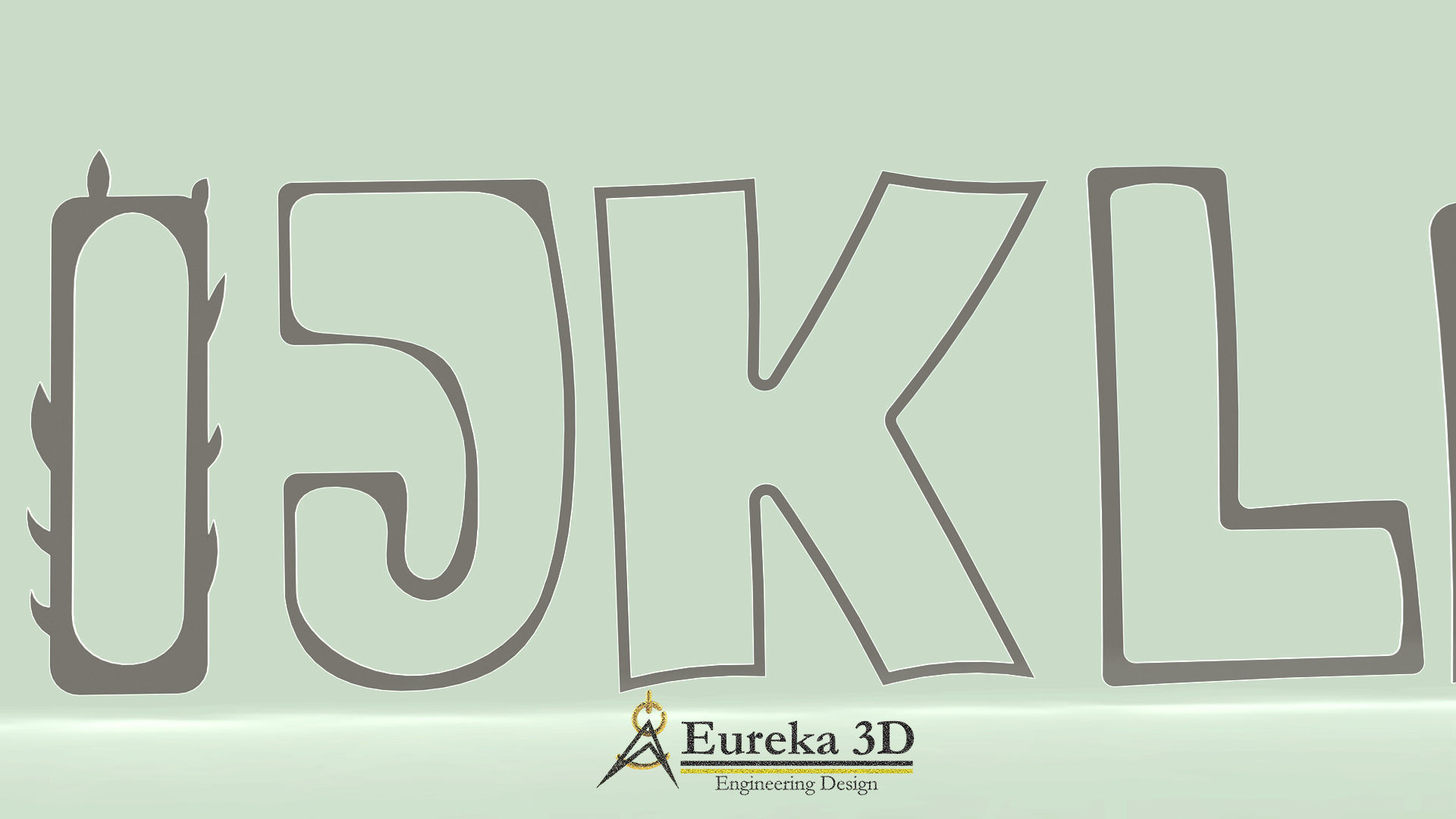 ALPHABET OF FRUITS AND TEMPLATES 3D print model_9