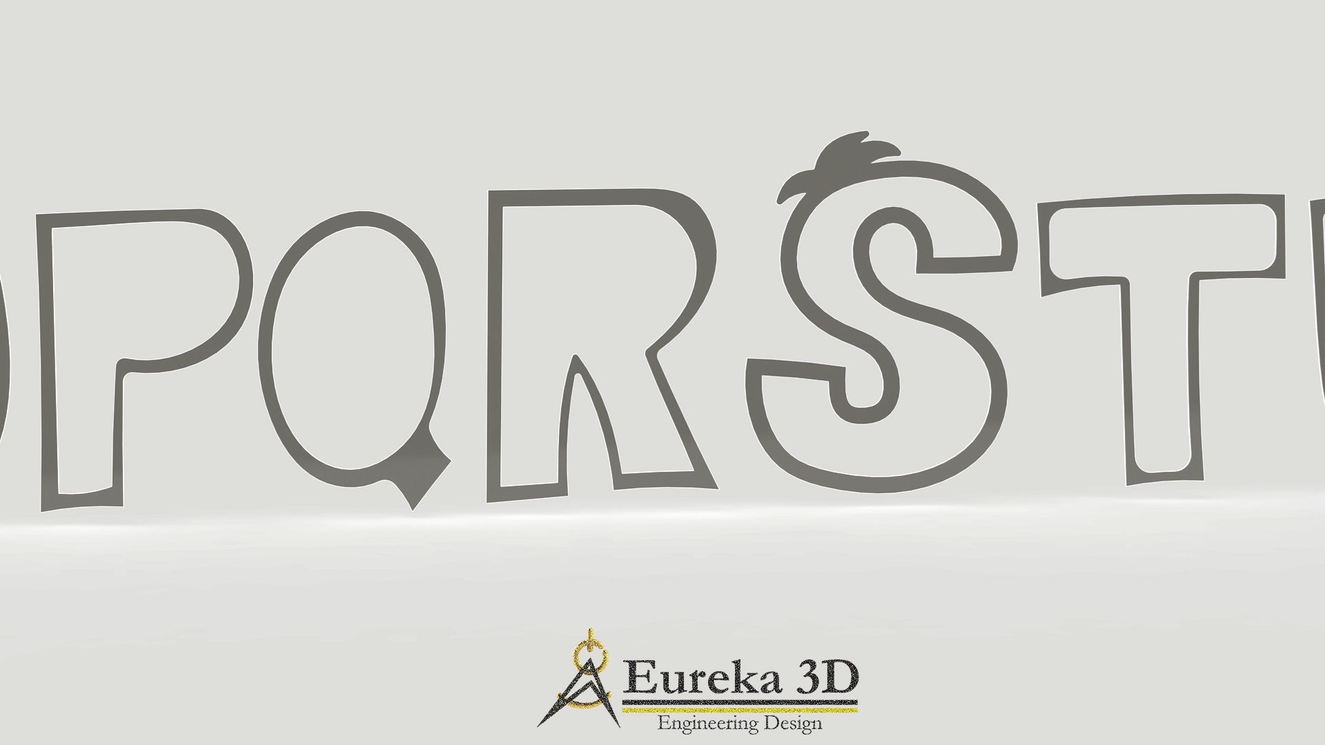 ALPHABET OF FRUITS AND TEMPLATES 3D print model_11