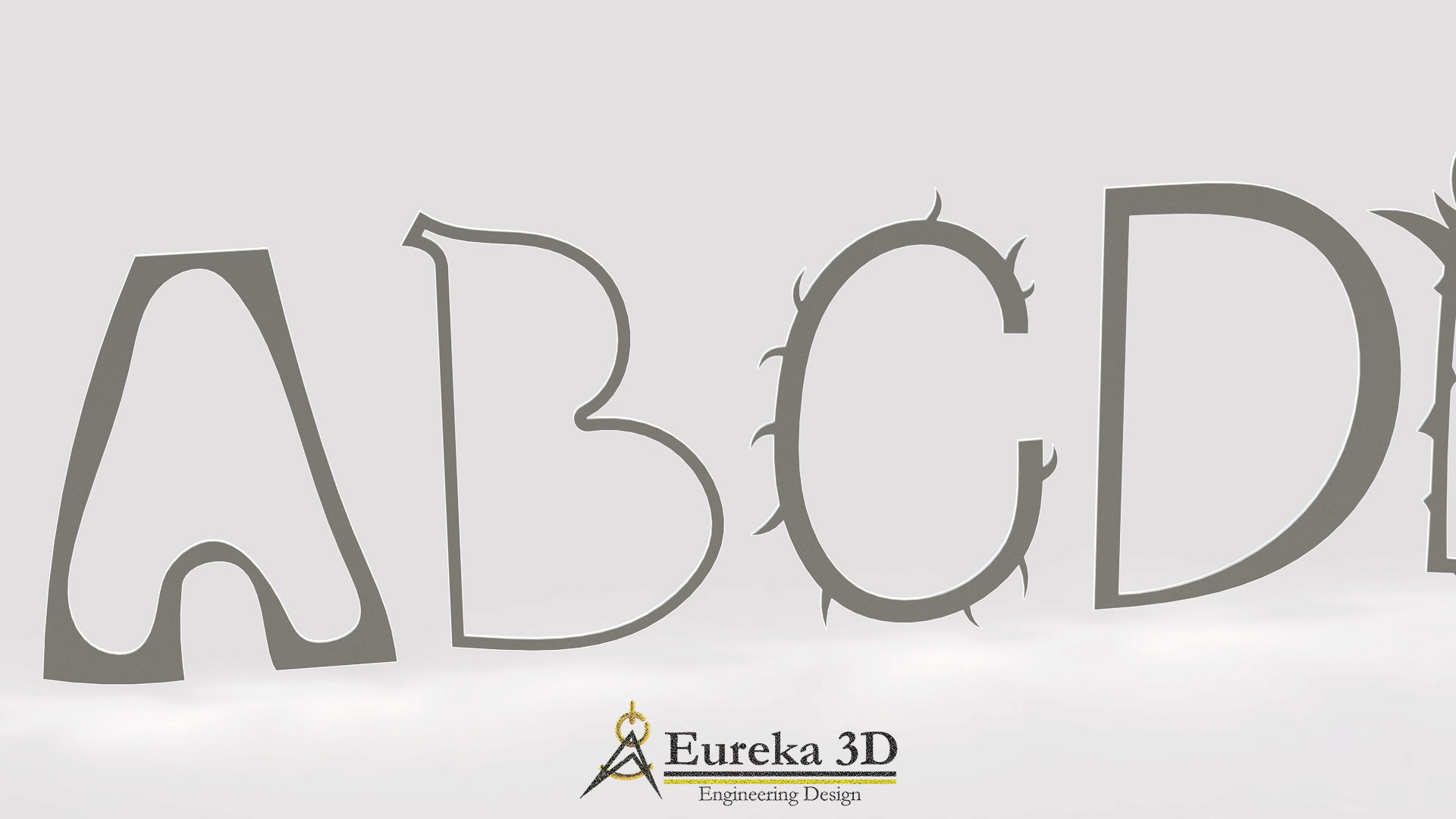ALPHABET OF FRUITS AND TEMPLATES 3D print model_7