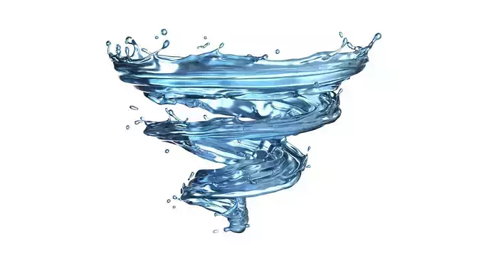 Water Splash 10 3D model