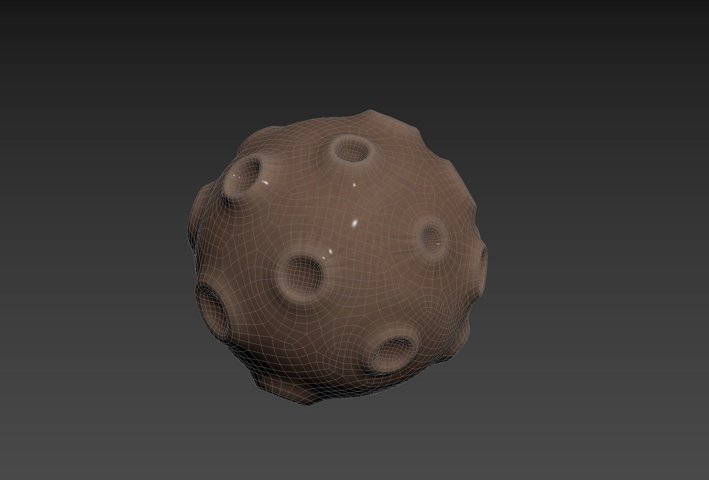 Cartoon Meteor 3D model_9