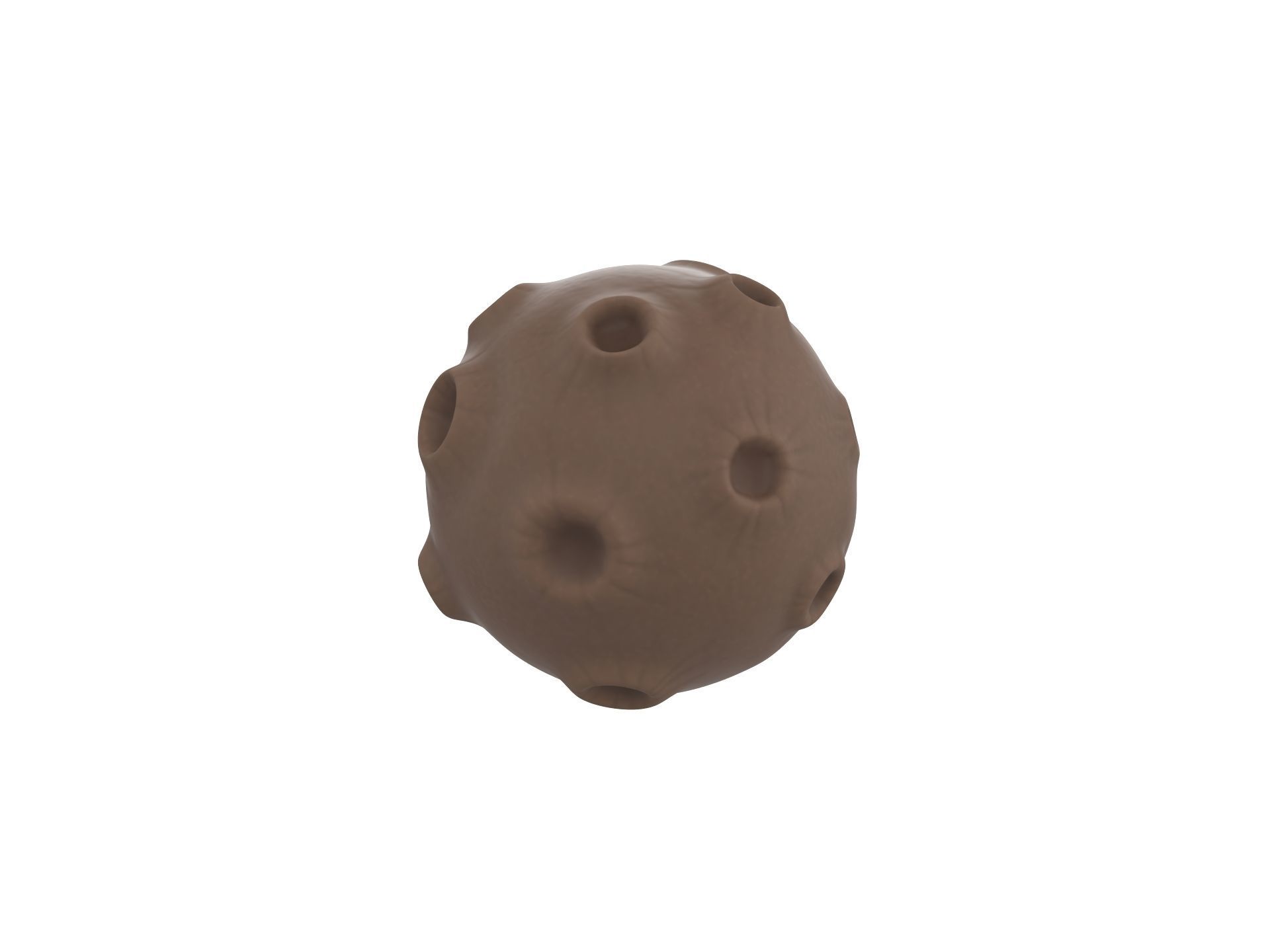 Cartoon Meteor 3D model_3