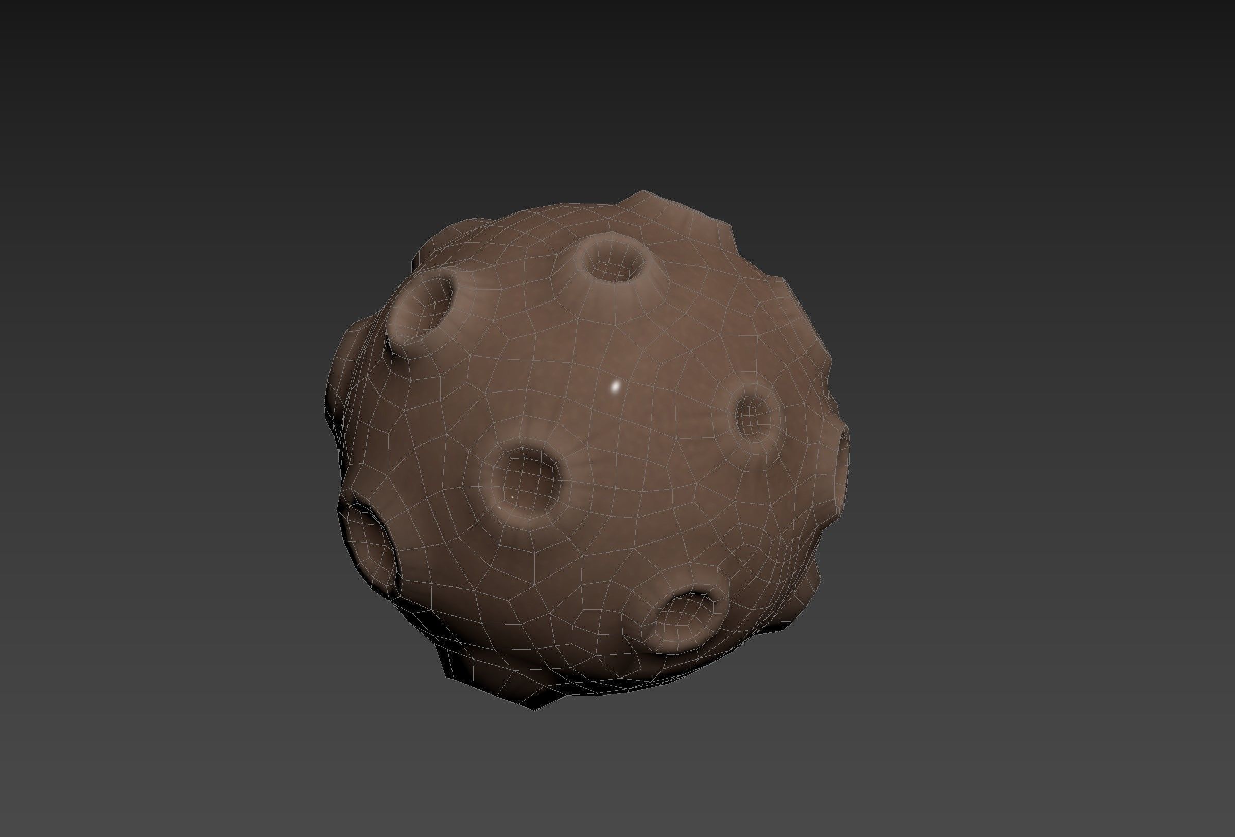 Cartoon Meteor 3D model_8