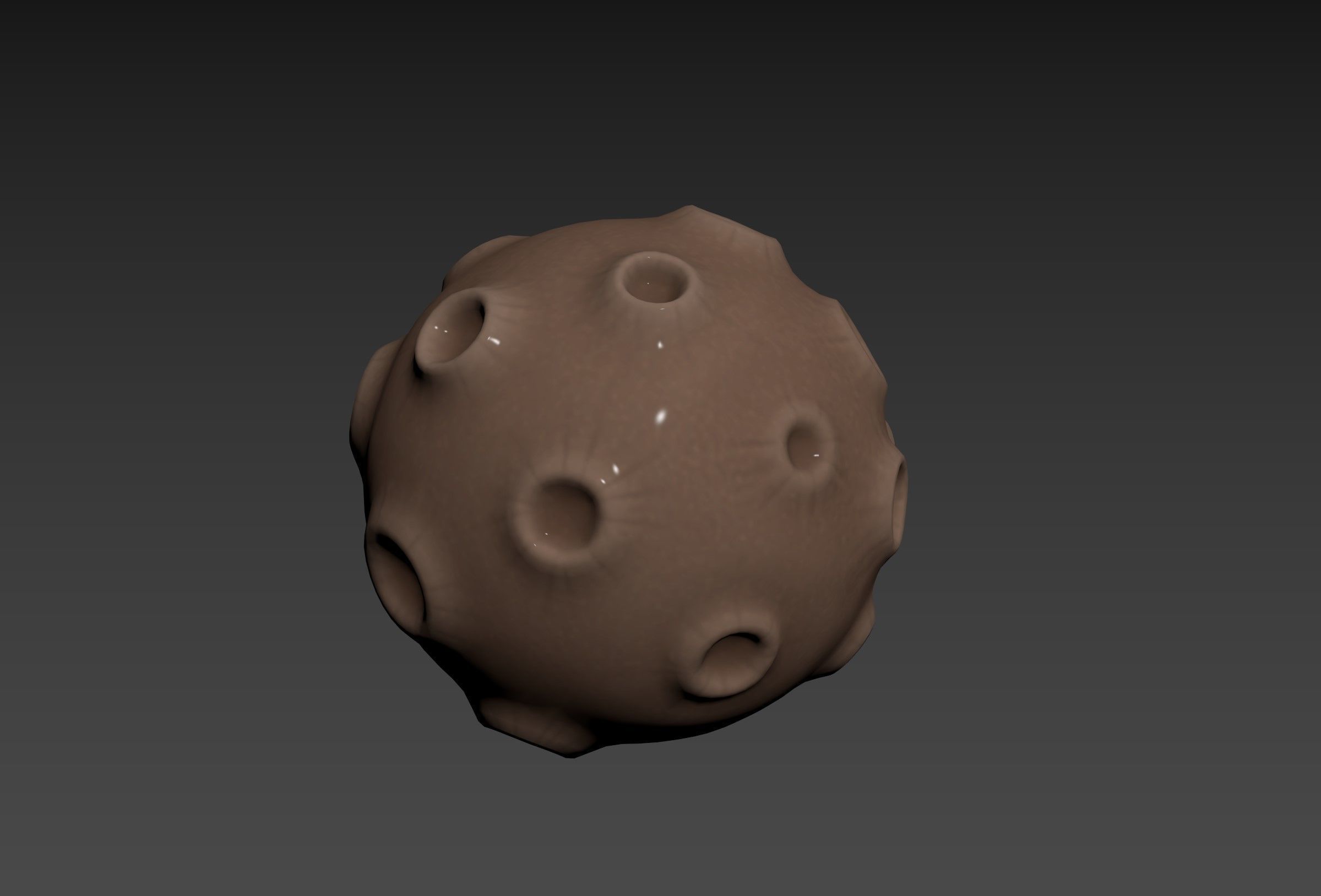 Cartoon Meteor 3D model_7