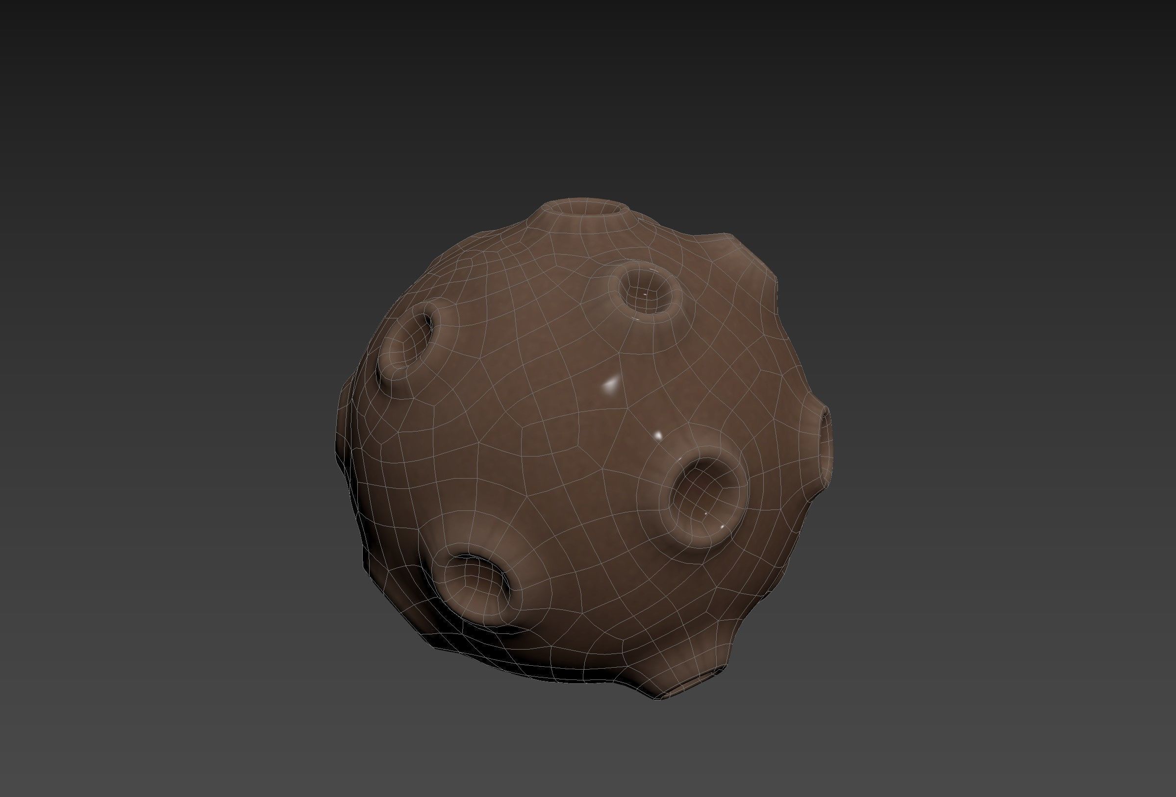 Cartoon Meteor 3D model_14