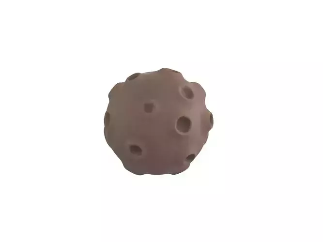 Cartoon Meteor 3D model
