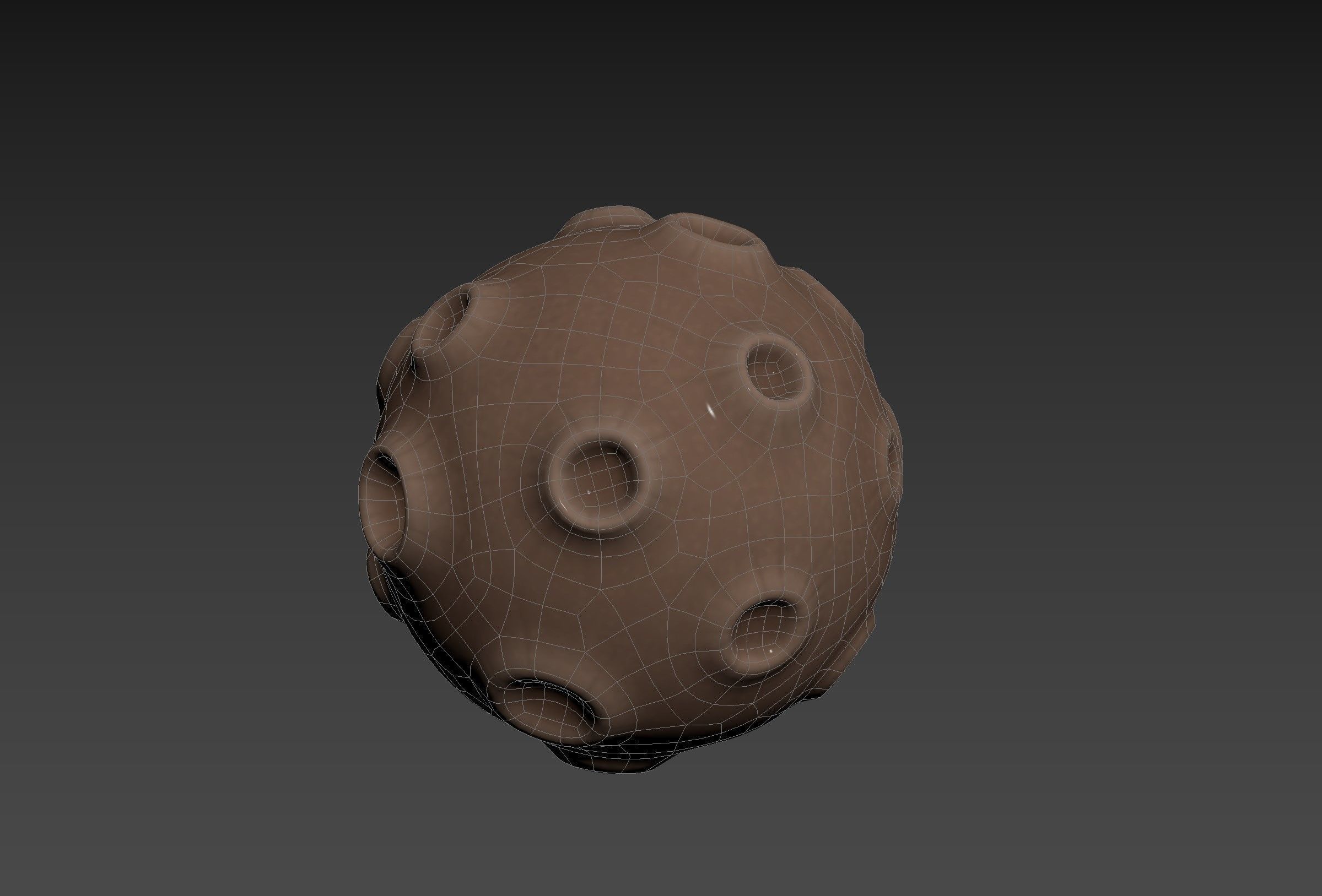 Cartoon Meteor 3D model_10