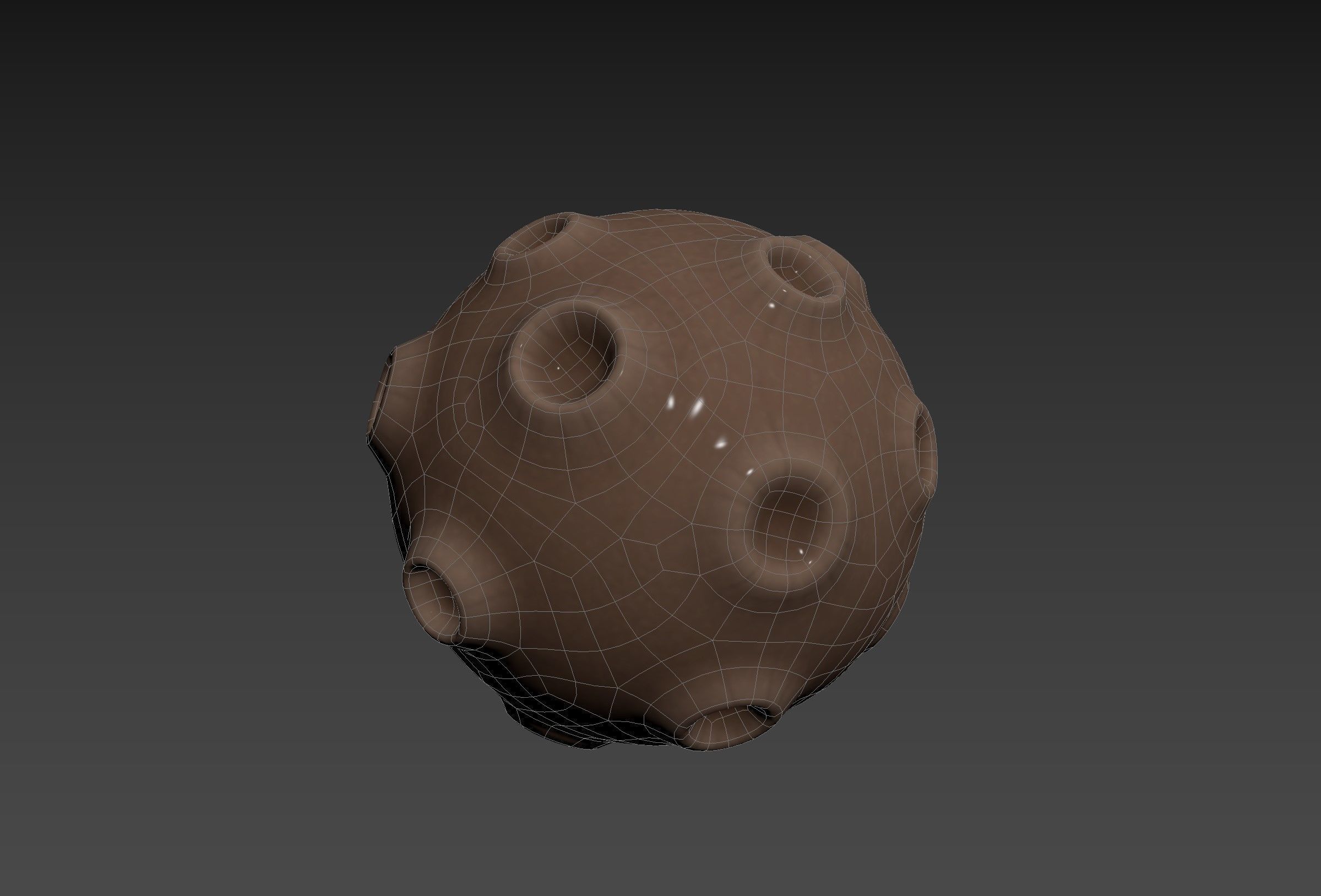 Cartoon Meteor 3D model_11