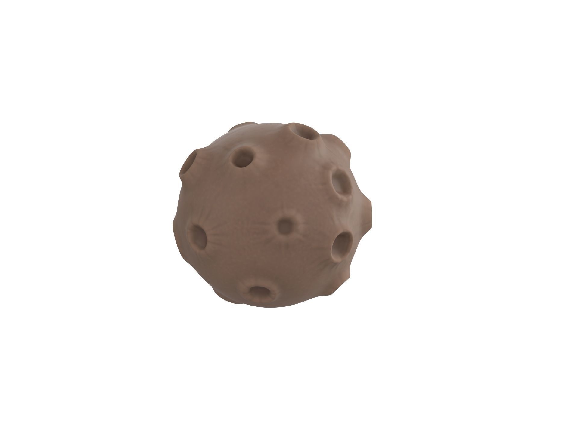 Cartoon Meteor 3D model_1