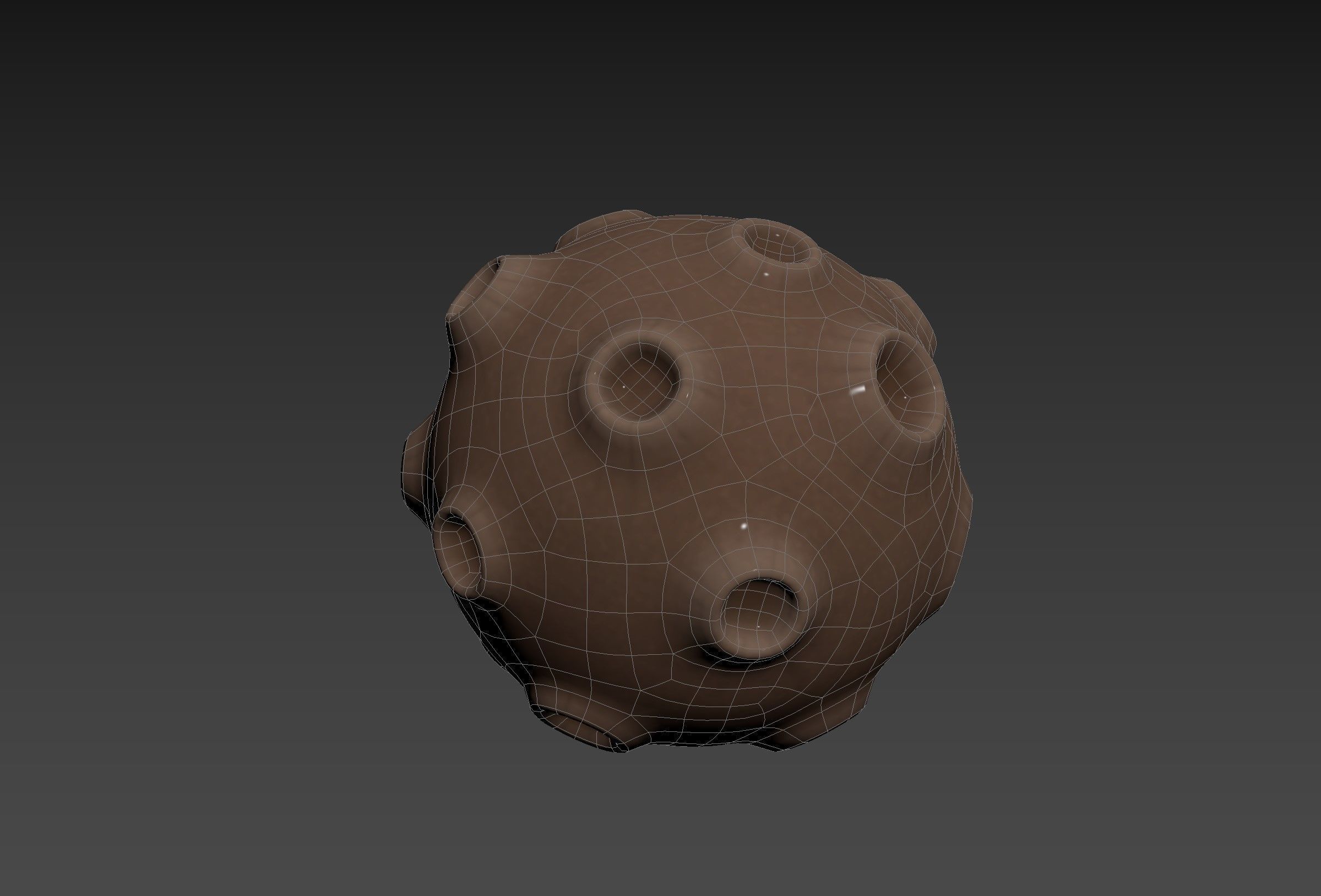 Cartoon Meteor 3D model_12