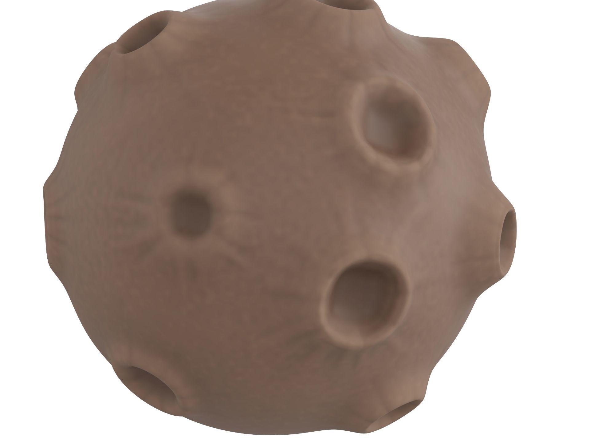 Cartoon Meteor 3D model_6