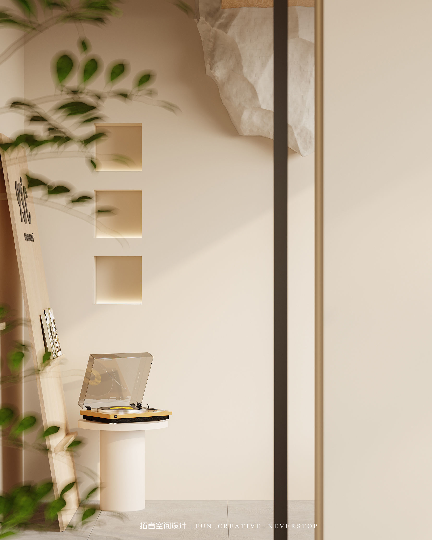 Modern Minimalist Coffee Shop 3D Model AND CAD Drawings 3D model_7