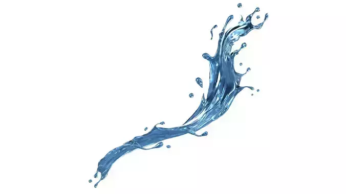 Water Splash 12 3D model