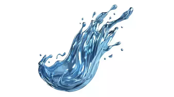 Water Splash 13 3D model