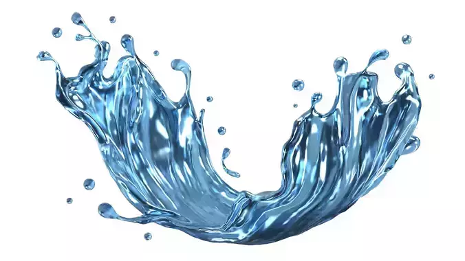 Water Splash 15 3D model