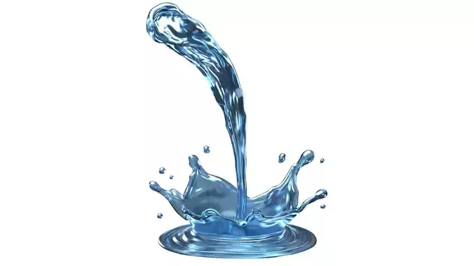 Water Splash 14 3D model