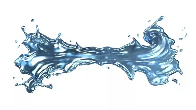Water Splash 16 3D model