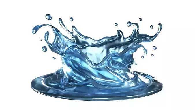 Water Splash 17 3D model