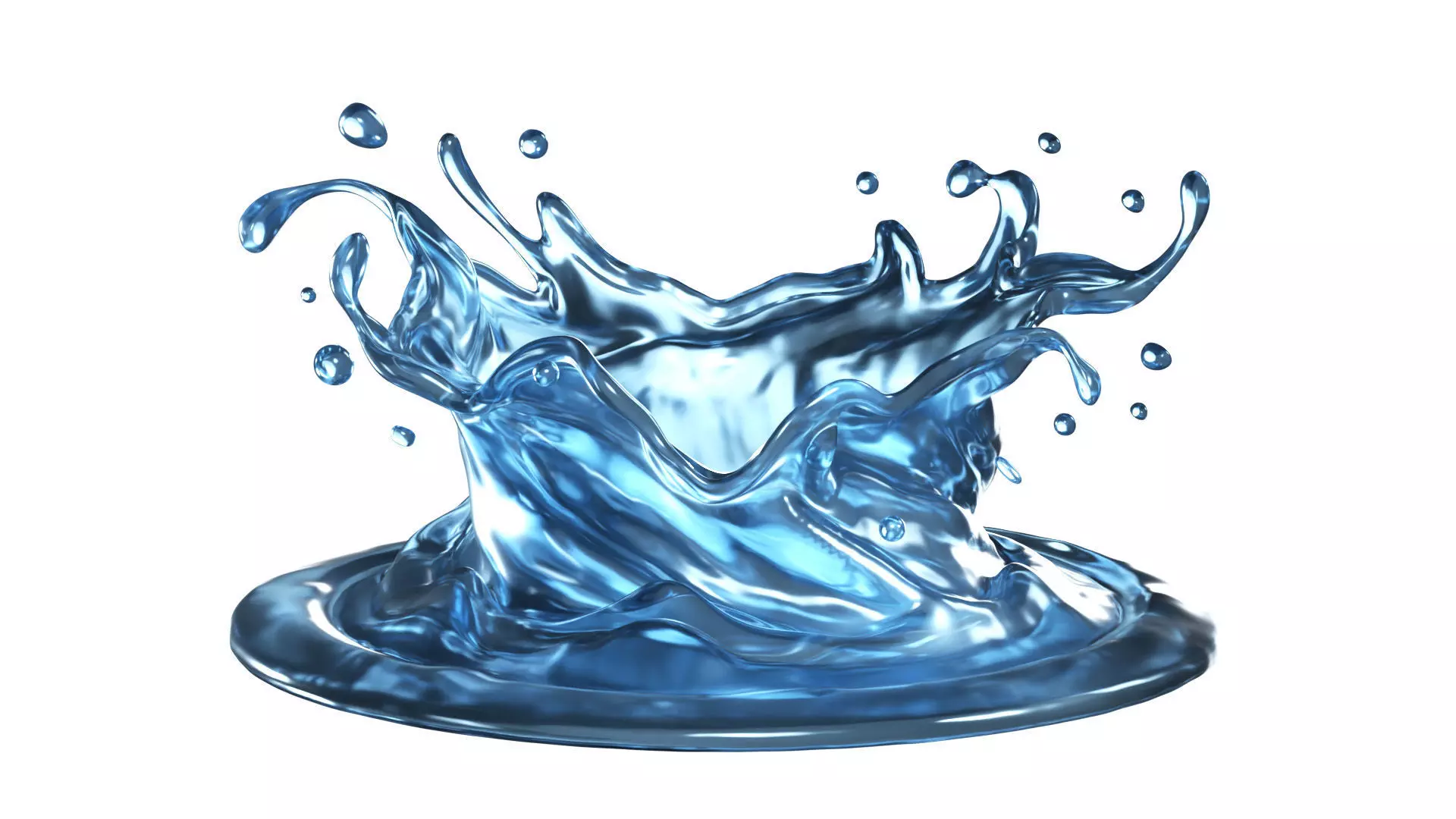 Water Splash 17 3D model