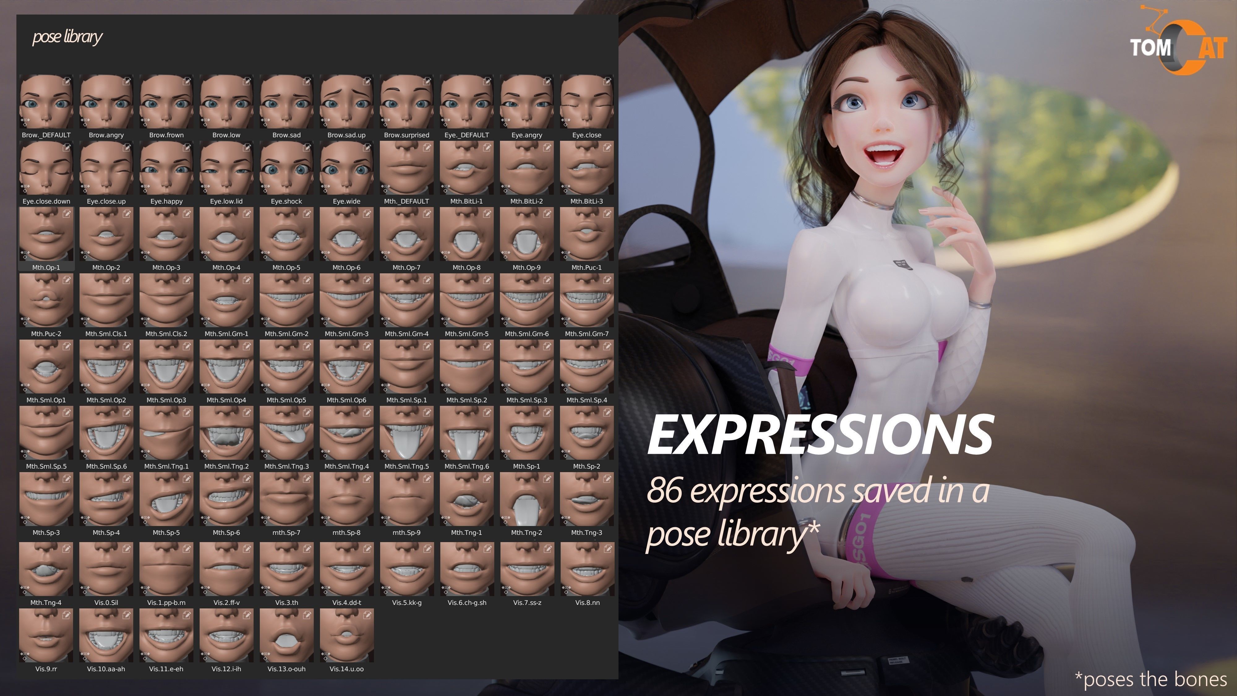 SERAPHIM TROOPER GIRL for Blender Low-poly 3D model_15