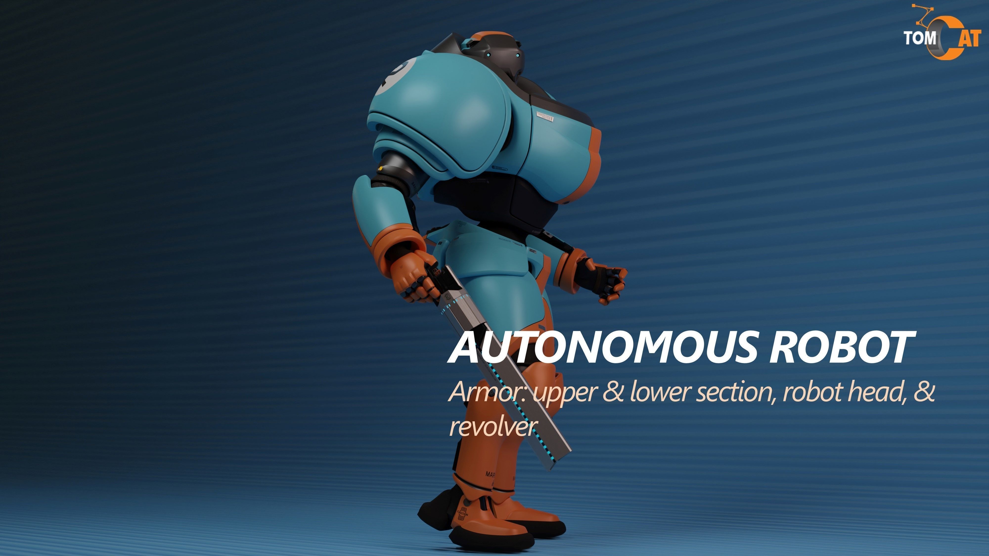 SERAPHIM TROOPER GIRL for Blender Low-poly 3D model_5