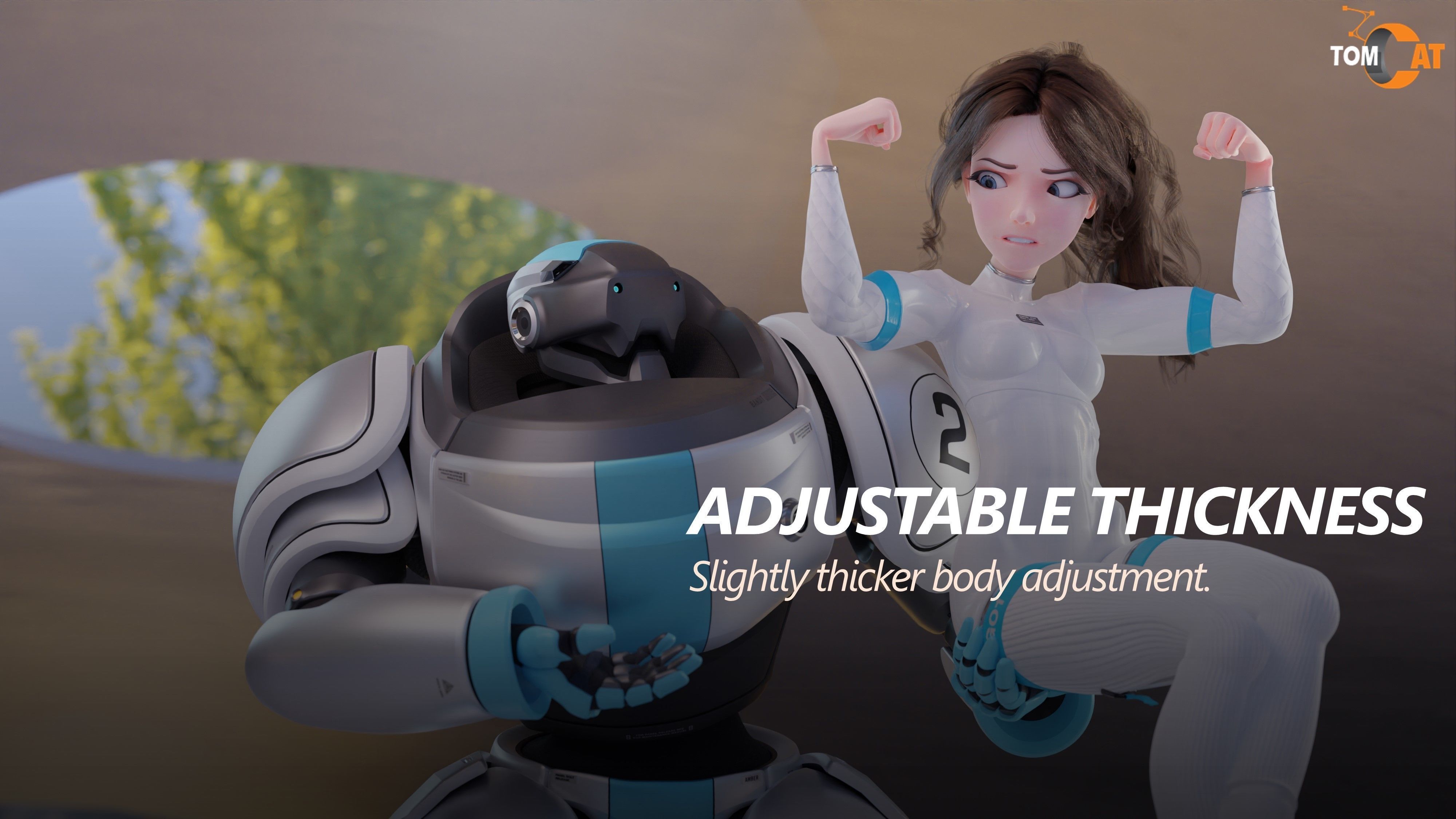 SERAPHIM TROOPER GIRL for Blender Low-poly 3D model_21