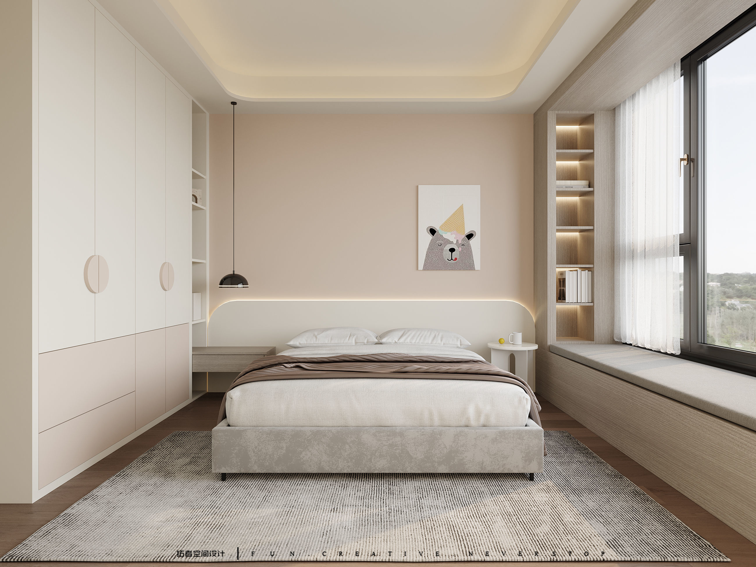 Modern Minimalist Home Interior 3D Model and CAD Drawings 3D model_4