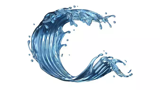 Water Splash 18 3D model