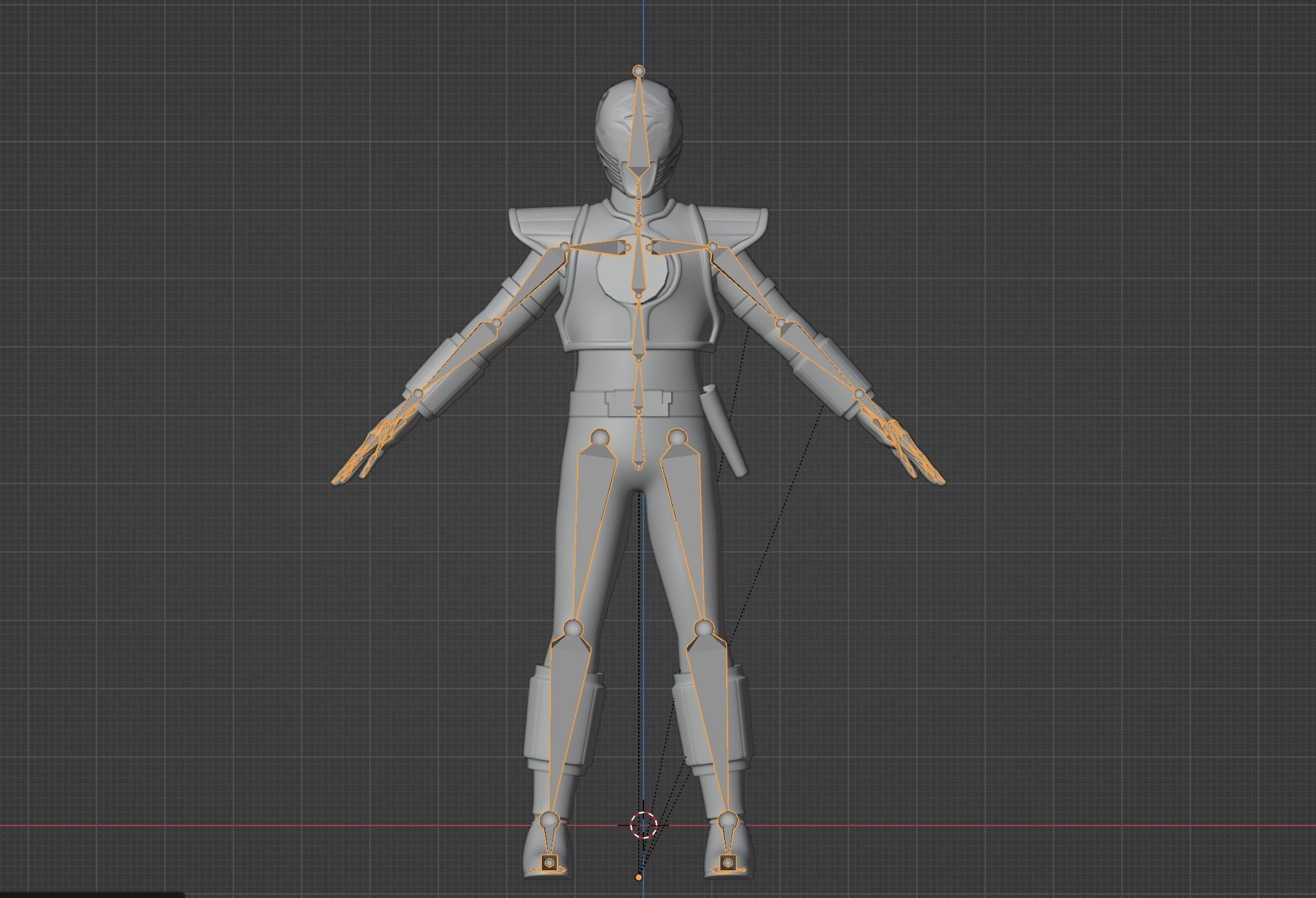 White Ranger - Mighty Morphin Power Rangers 3D model_15