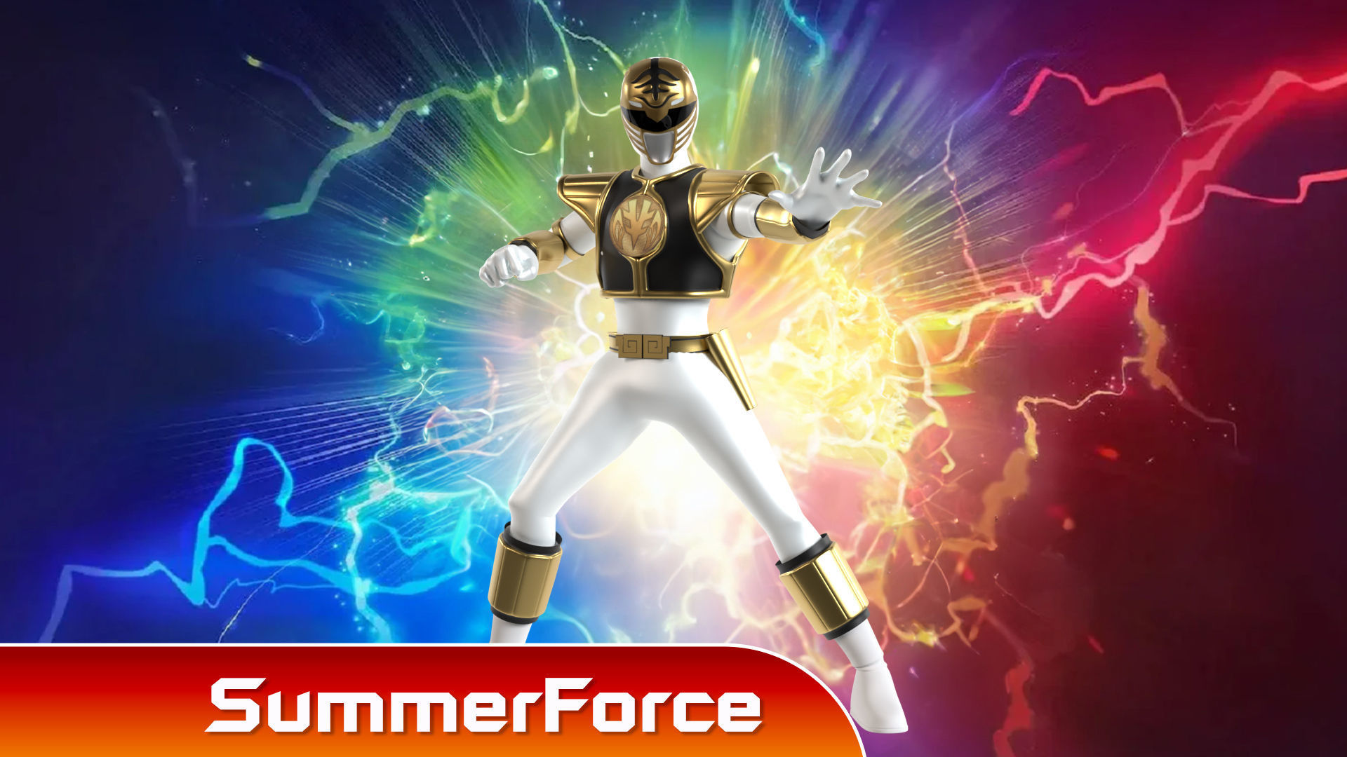 White Ranger - Mighty Morphin Power Rangers 3D model_2