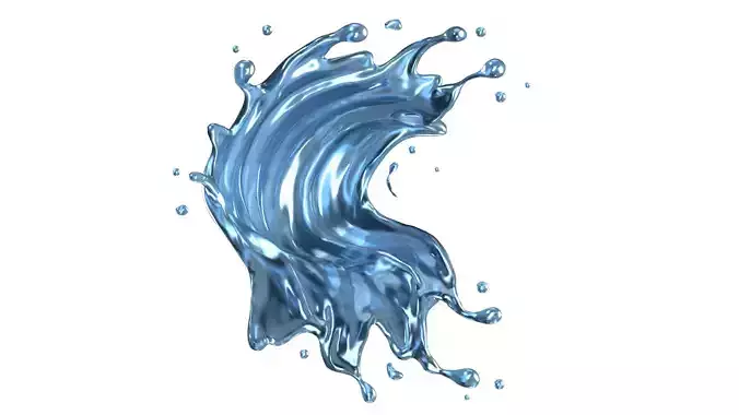 Water Splash 20 3D model