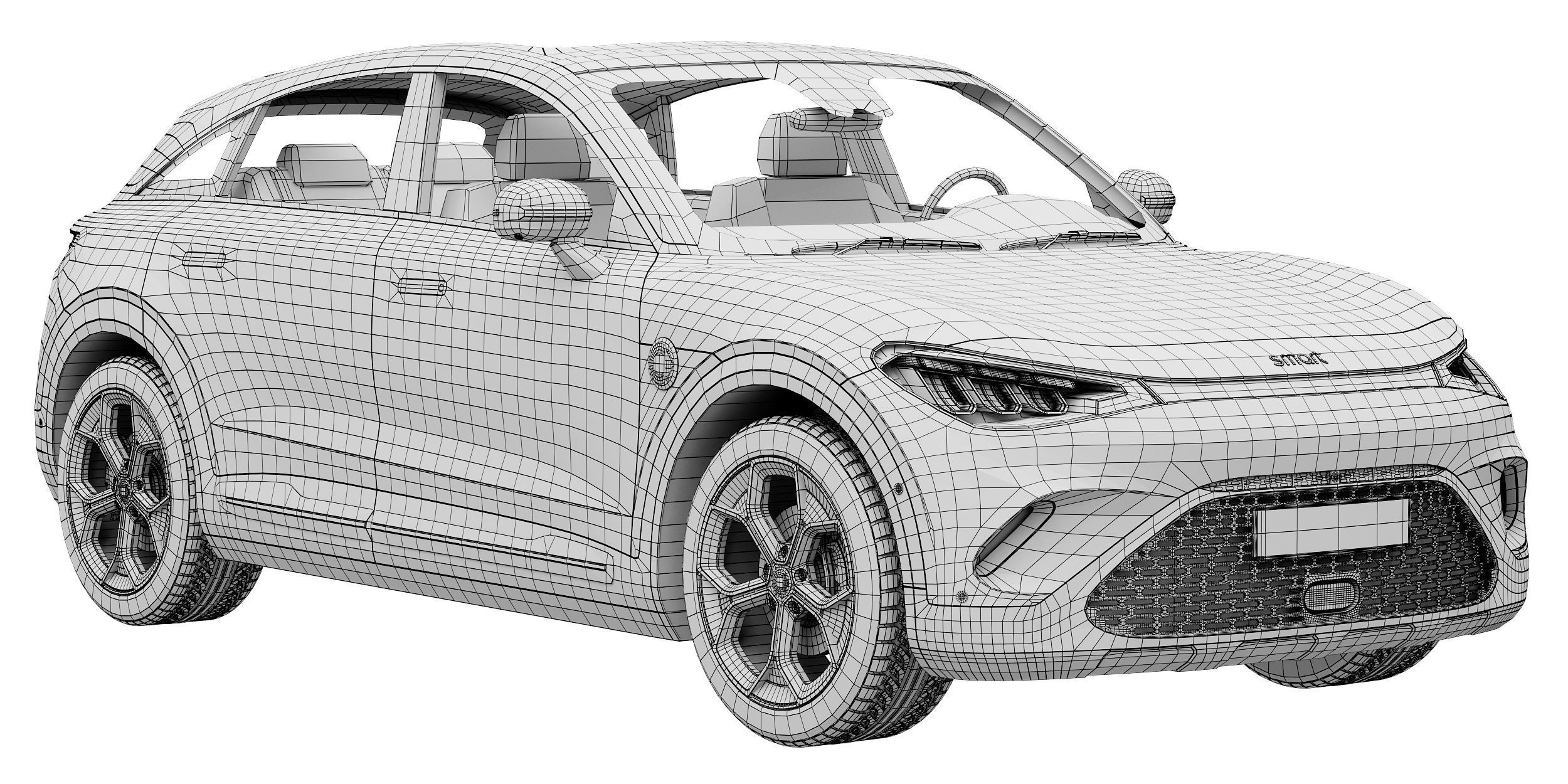 Smart 3 3D model_14