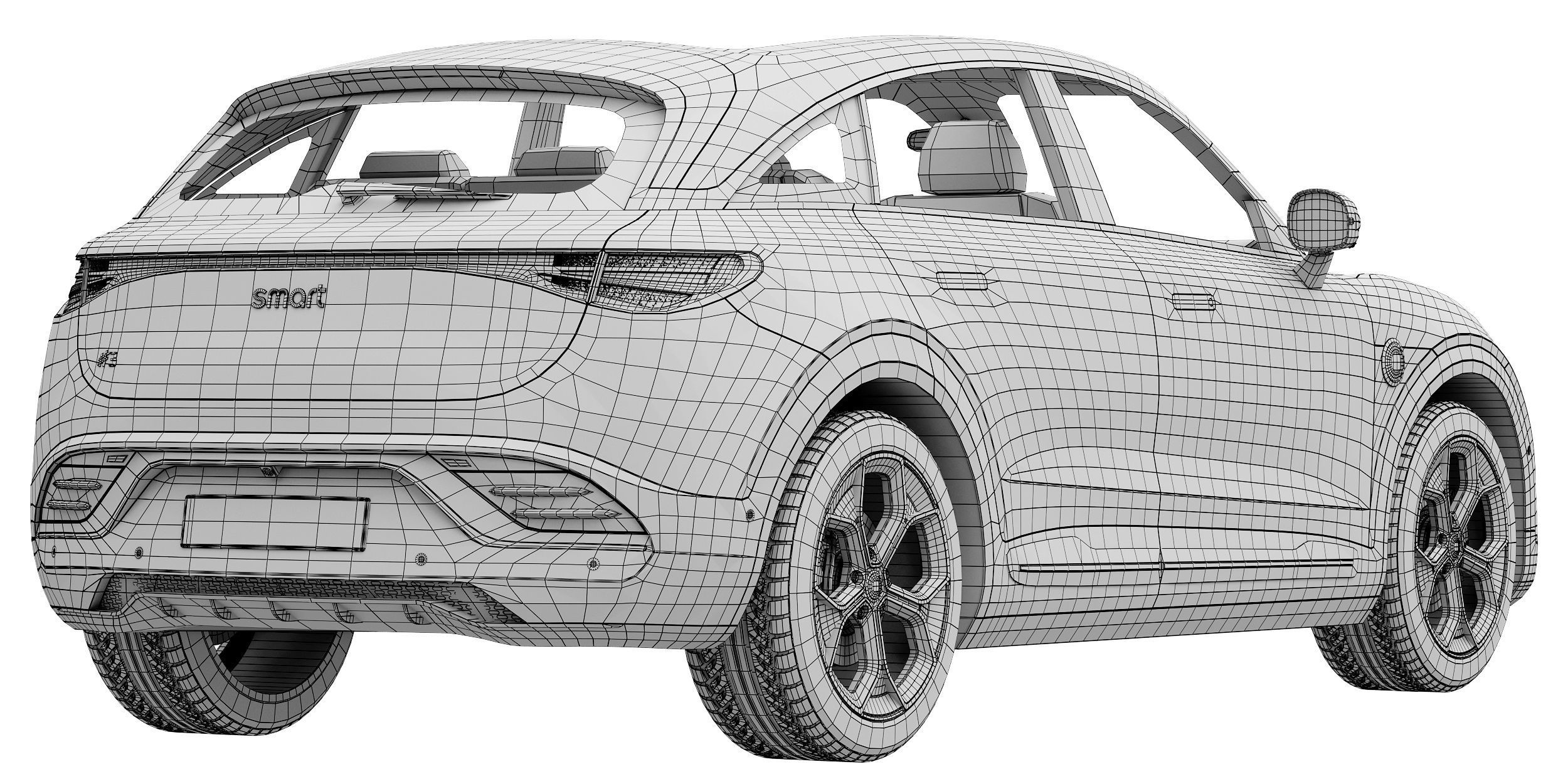 Smart 3 3D model_16