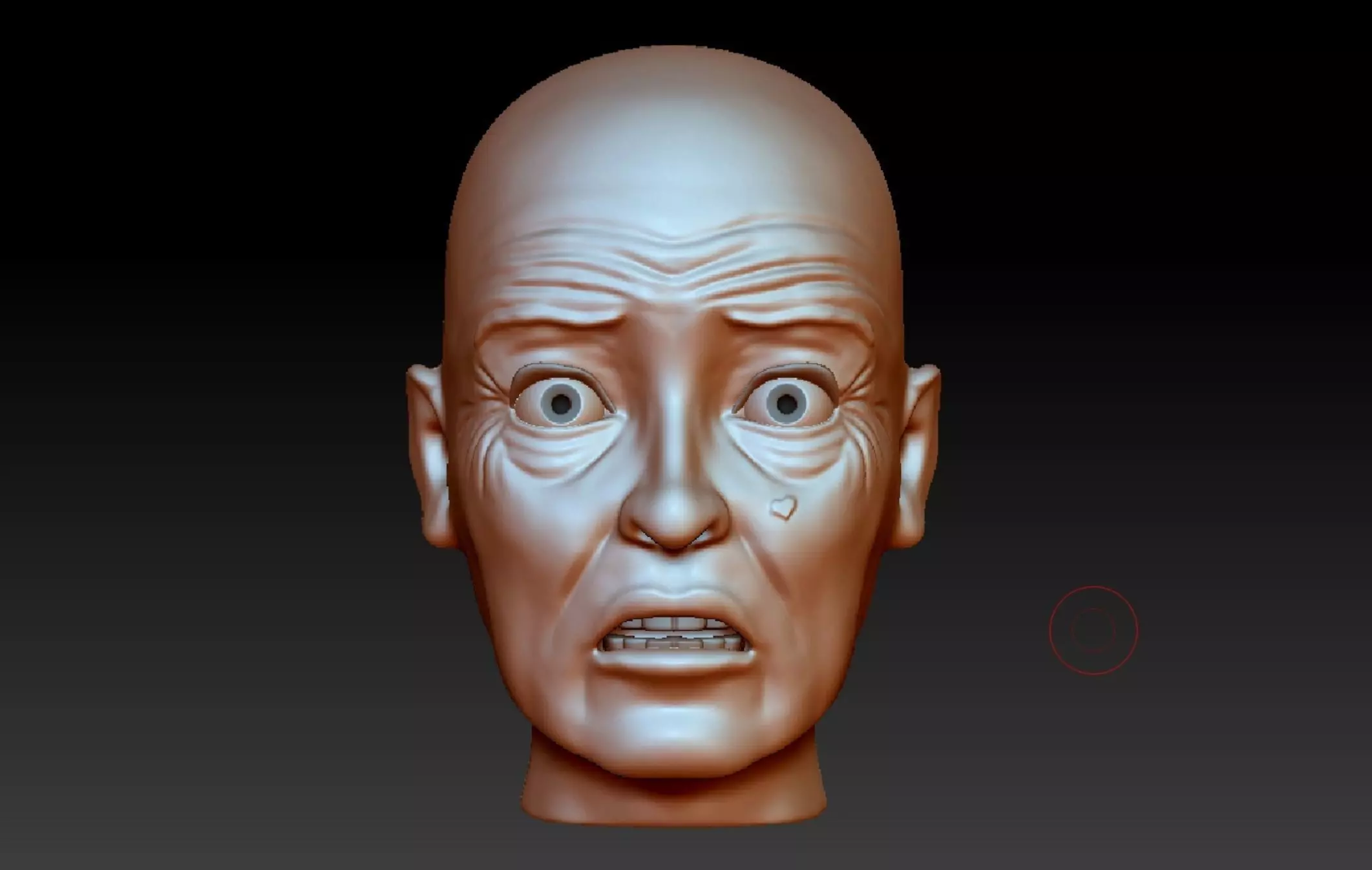 What Ever Happened to Baby Jane 1962   Bette Davis head 3D print model_0