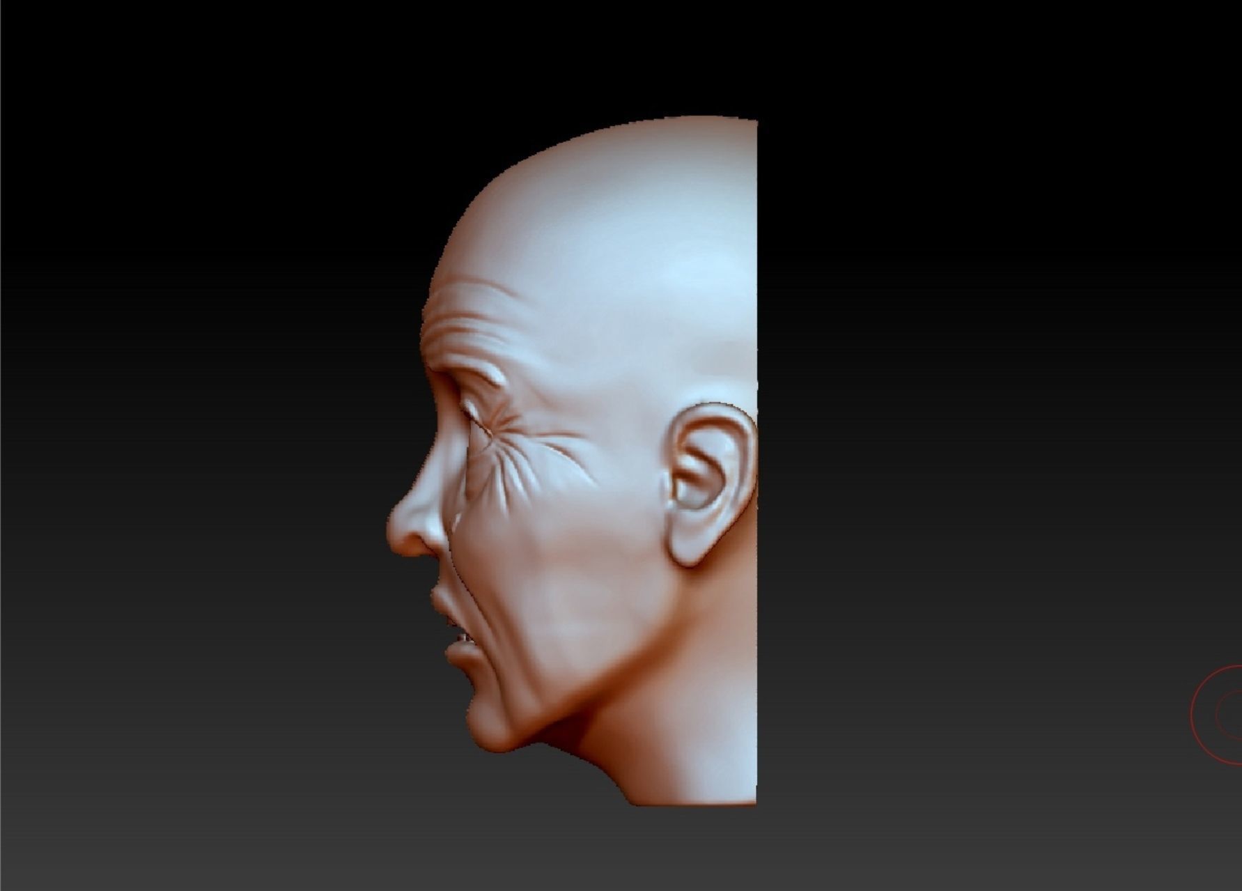 What Ever Happened to Baby Jane 1962   Bette Davis head 3D print model_3