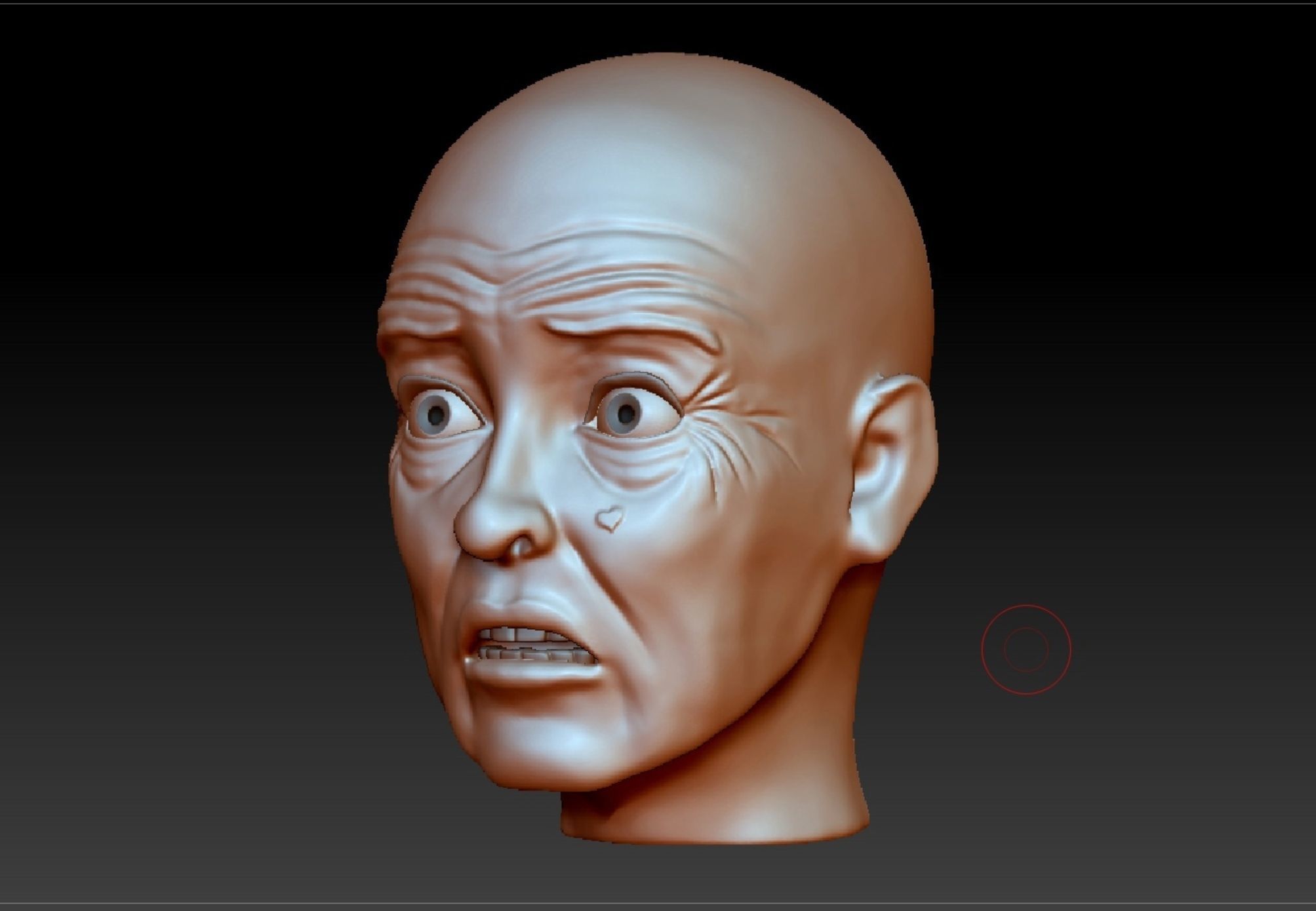 What Ever Happened to Baby Jane 1962   Bette Davis head 3D print model_4