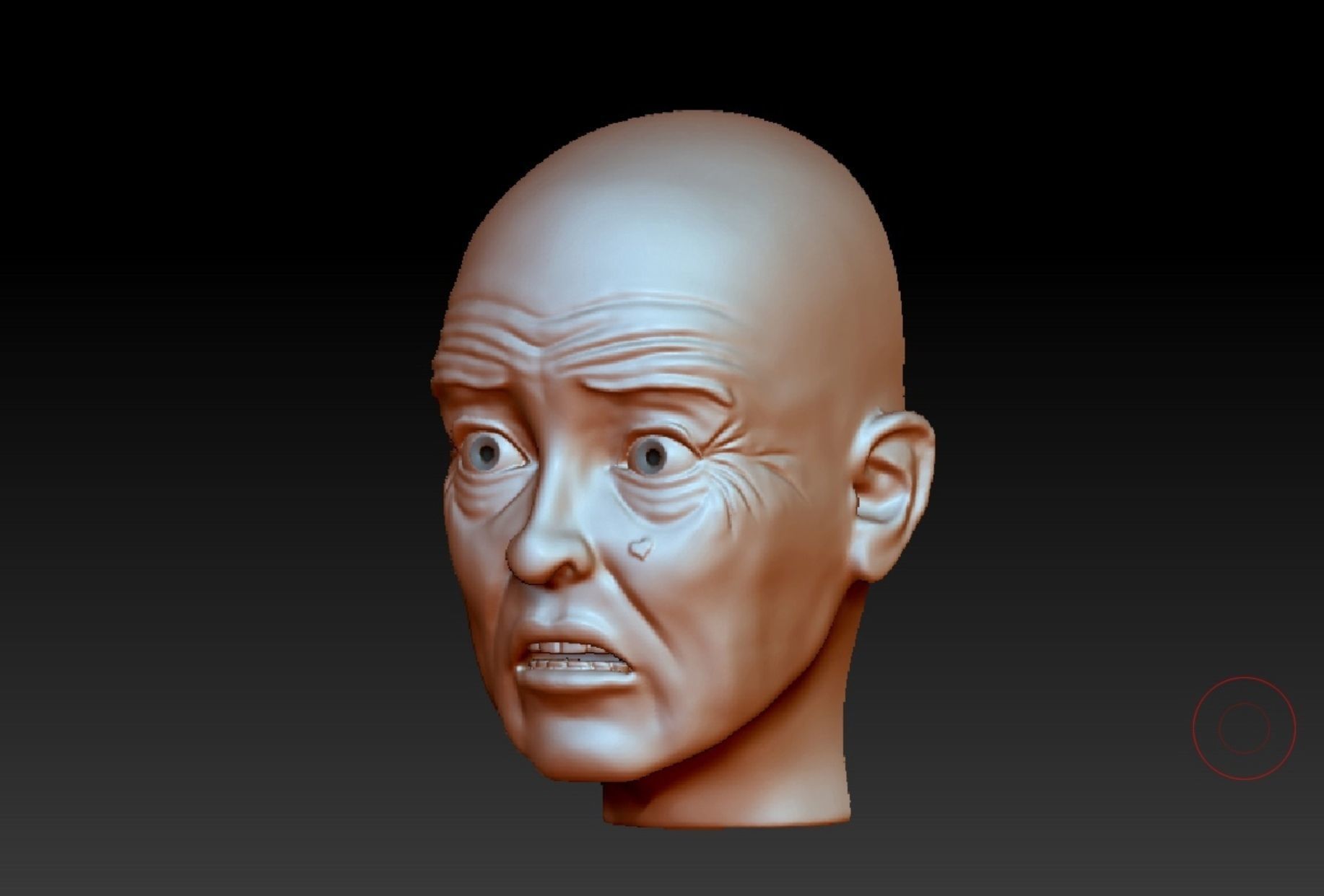 What Ever Happened to Baby Jane 1962   Bette Davis head 3D print model_2