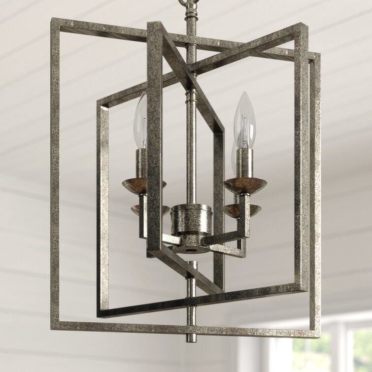 Zoe Light Geometric Chandelier 3D model_3