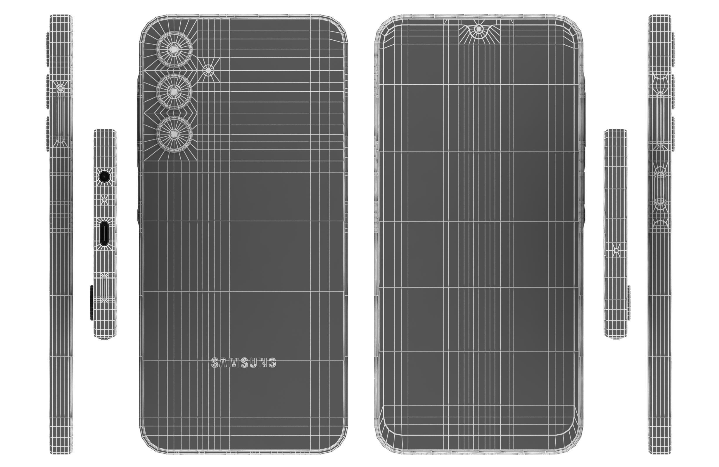 Samsung Galaxy A25 Black 3D model_16