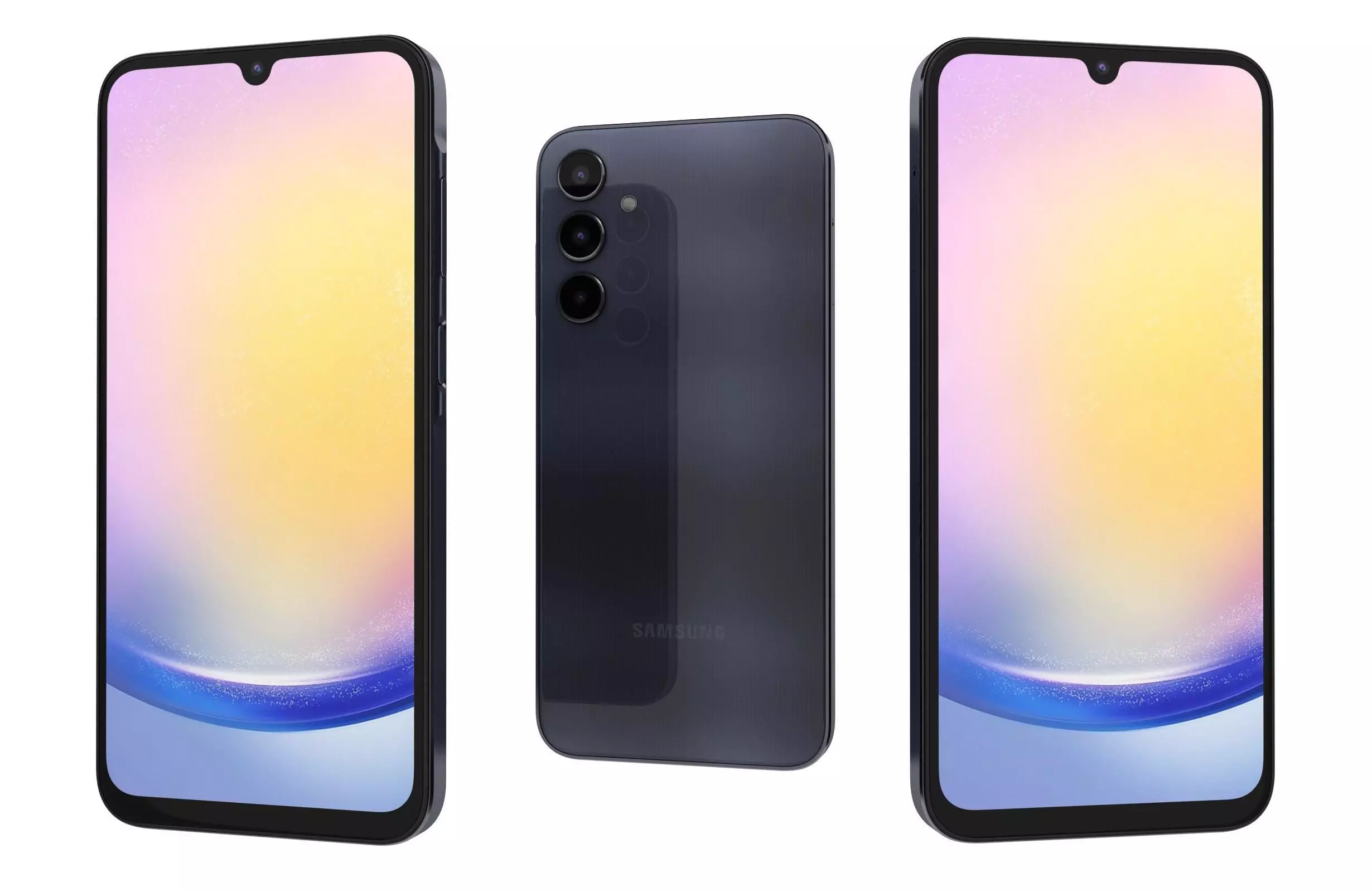 Samsung Galaxy A25 Black 3D model_0