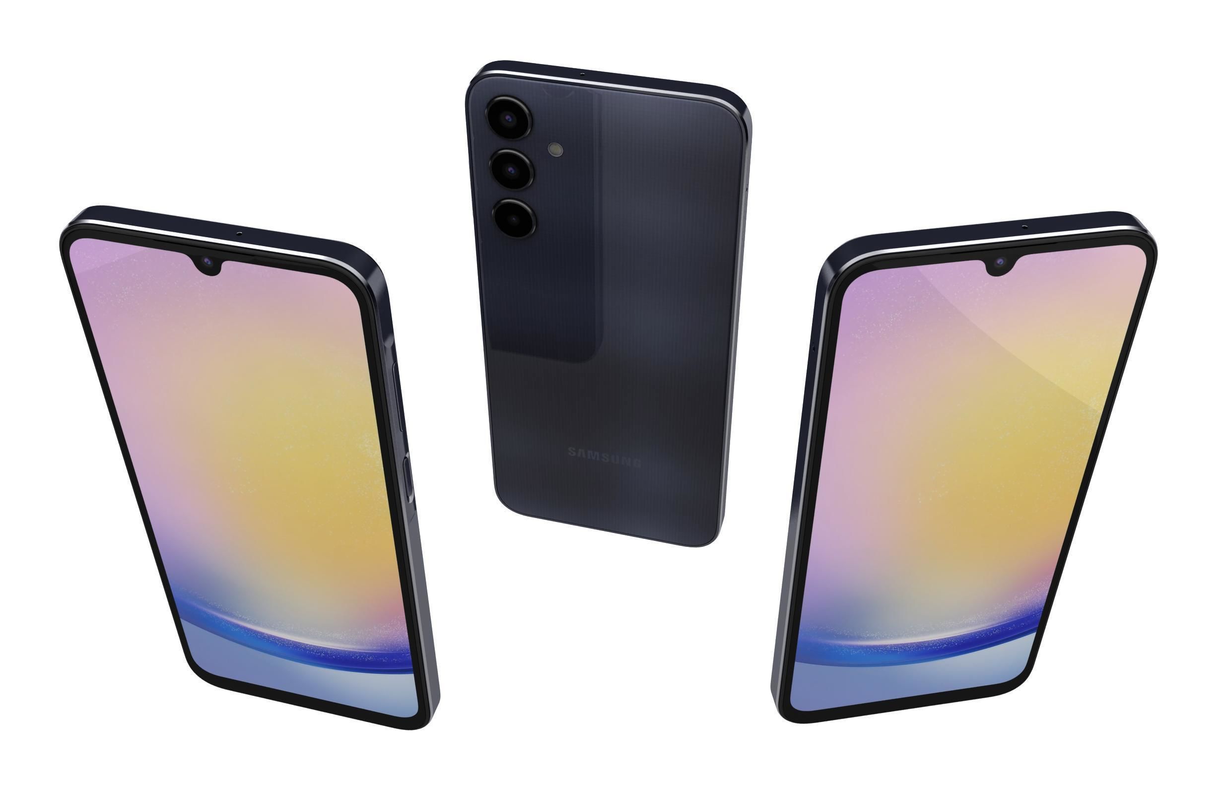 Samsung Galaxy A25 Black 3D model_1