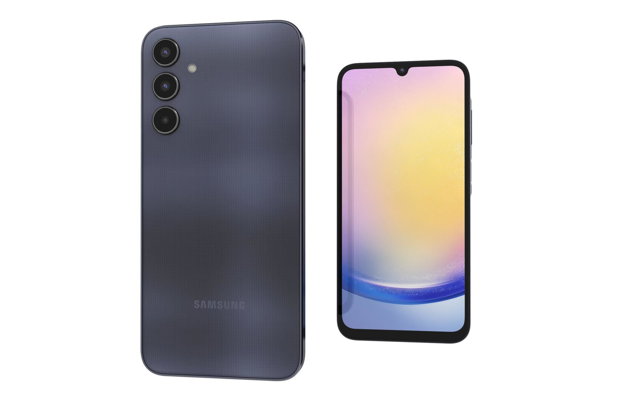 Samsung Galaxy A25 Black 3D model_7