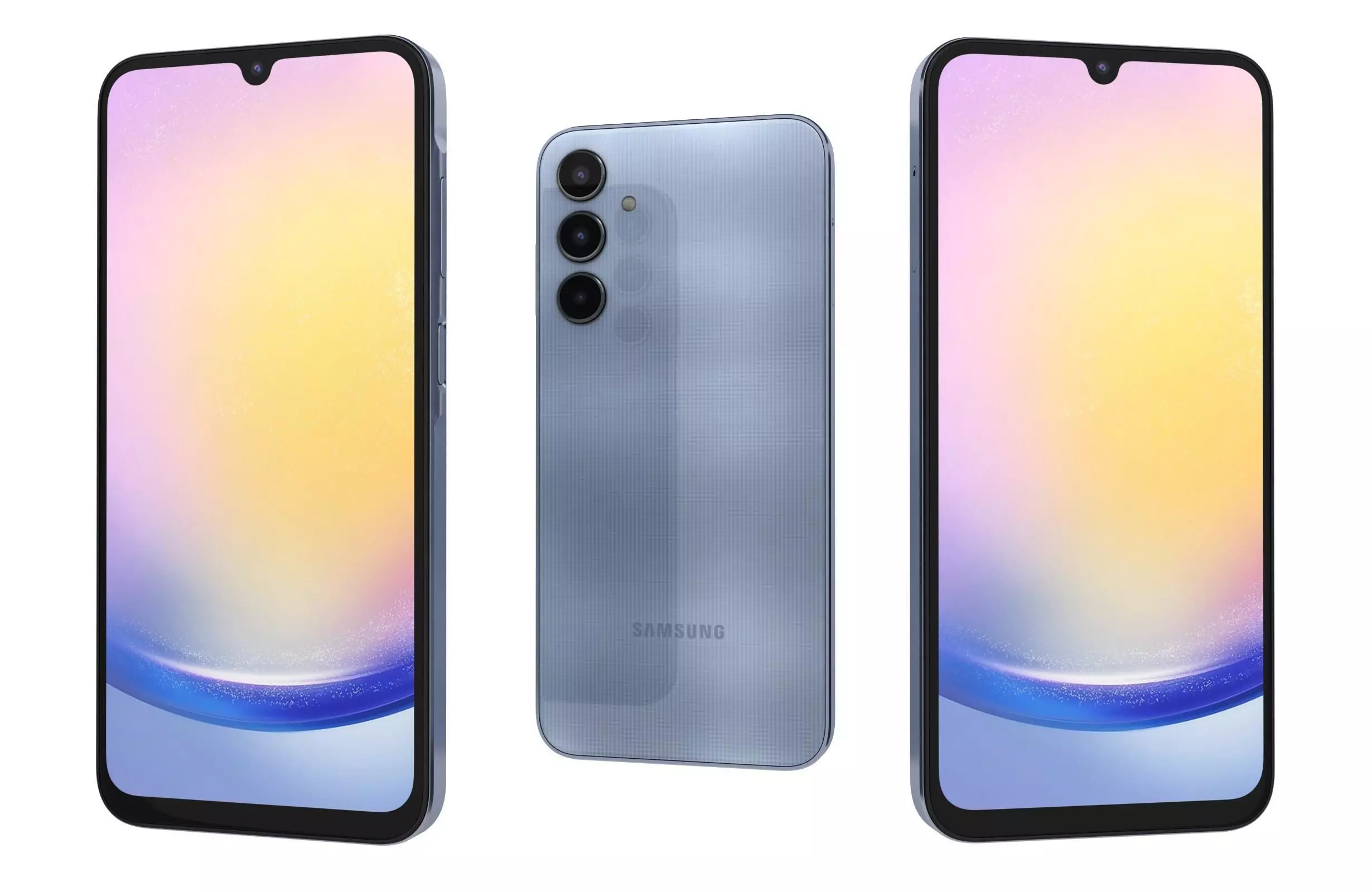 Samsung Galaxy A25 Blue 3D model_0