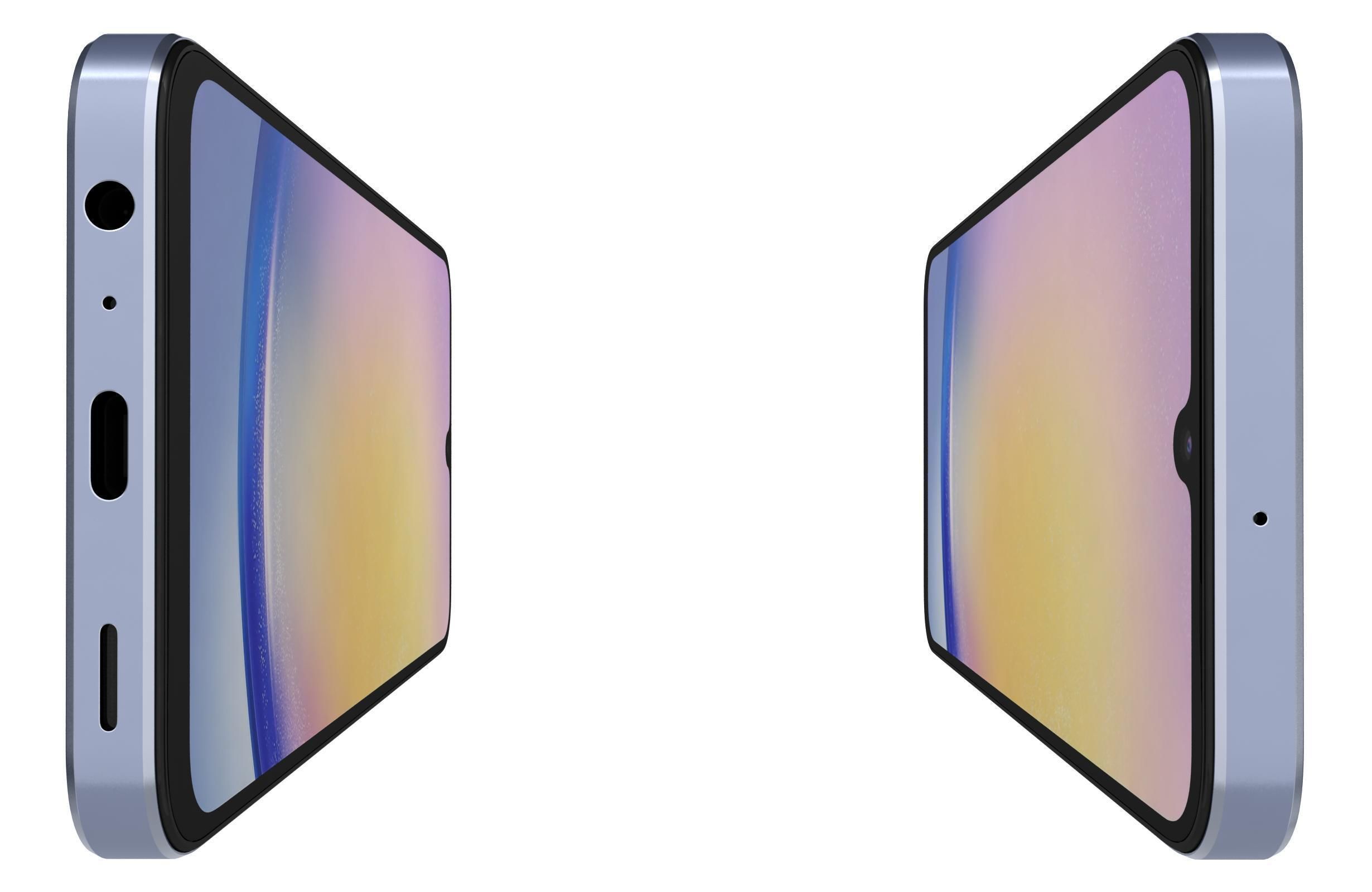 Samsung Galaxy A25 Blue 3D model_9