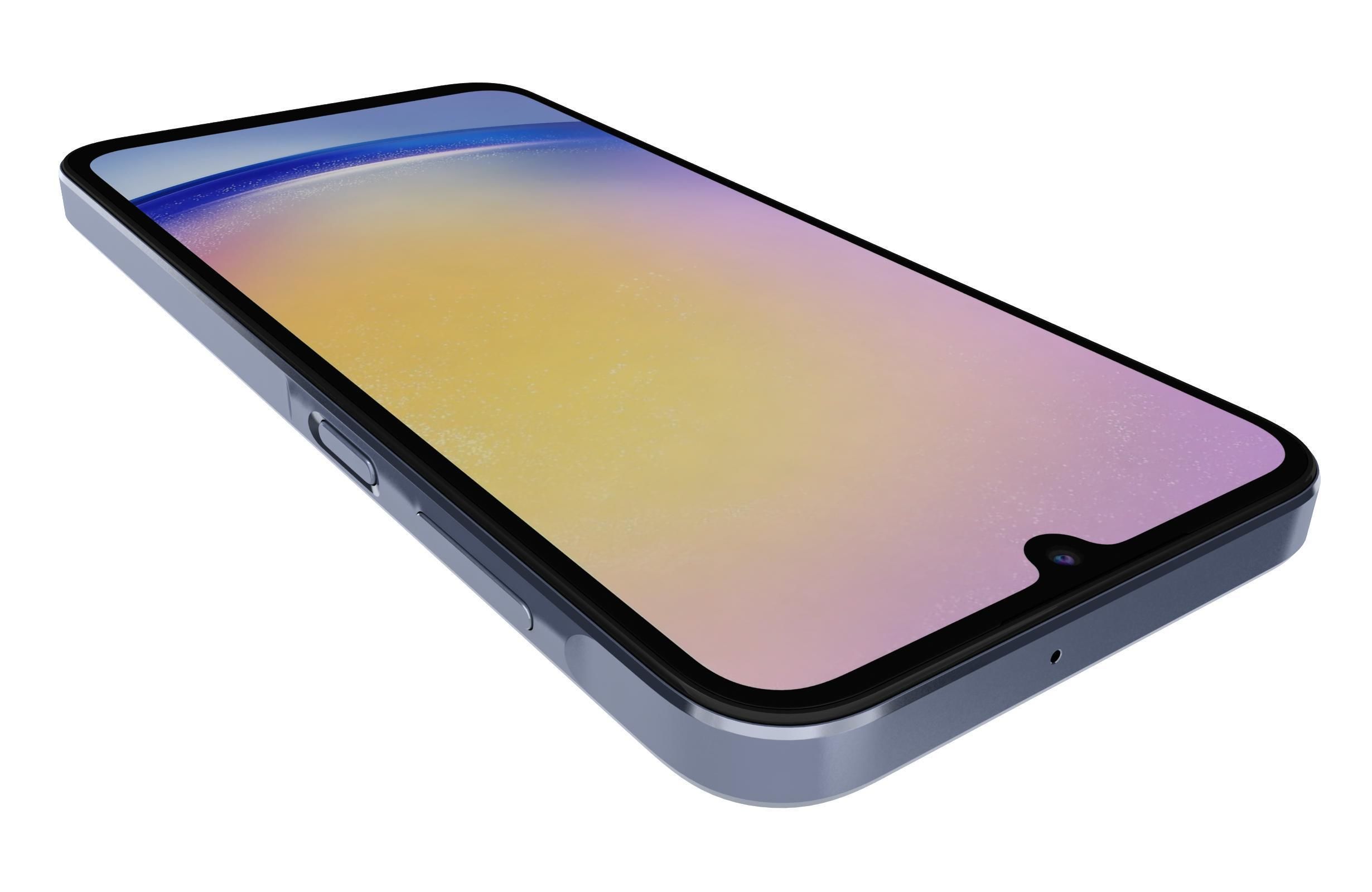 Samsung Galaxy A25 Blue 3D model_13