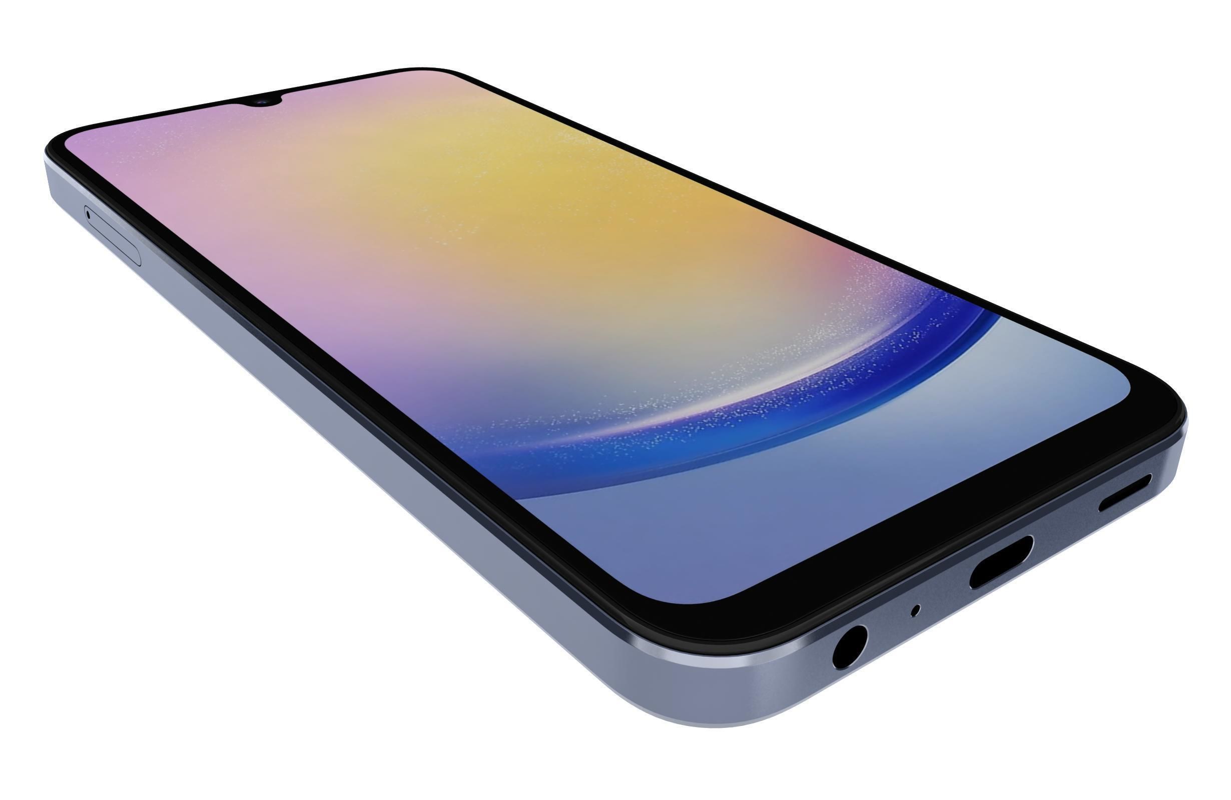 Samsung Galaxy A25 Blue 3D model_12