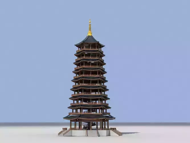 Chinese Ancient Pagoda pagoda