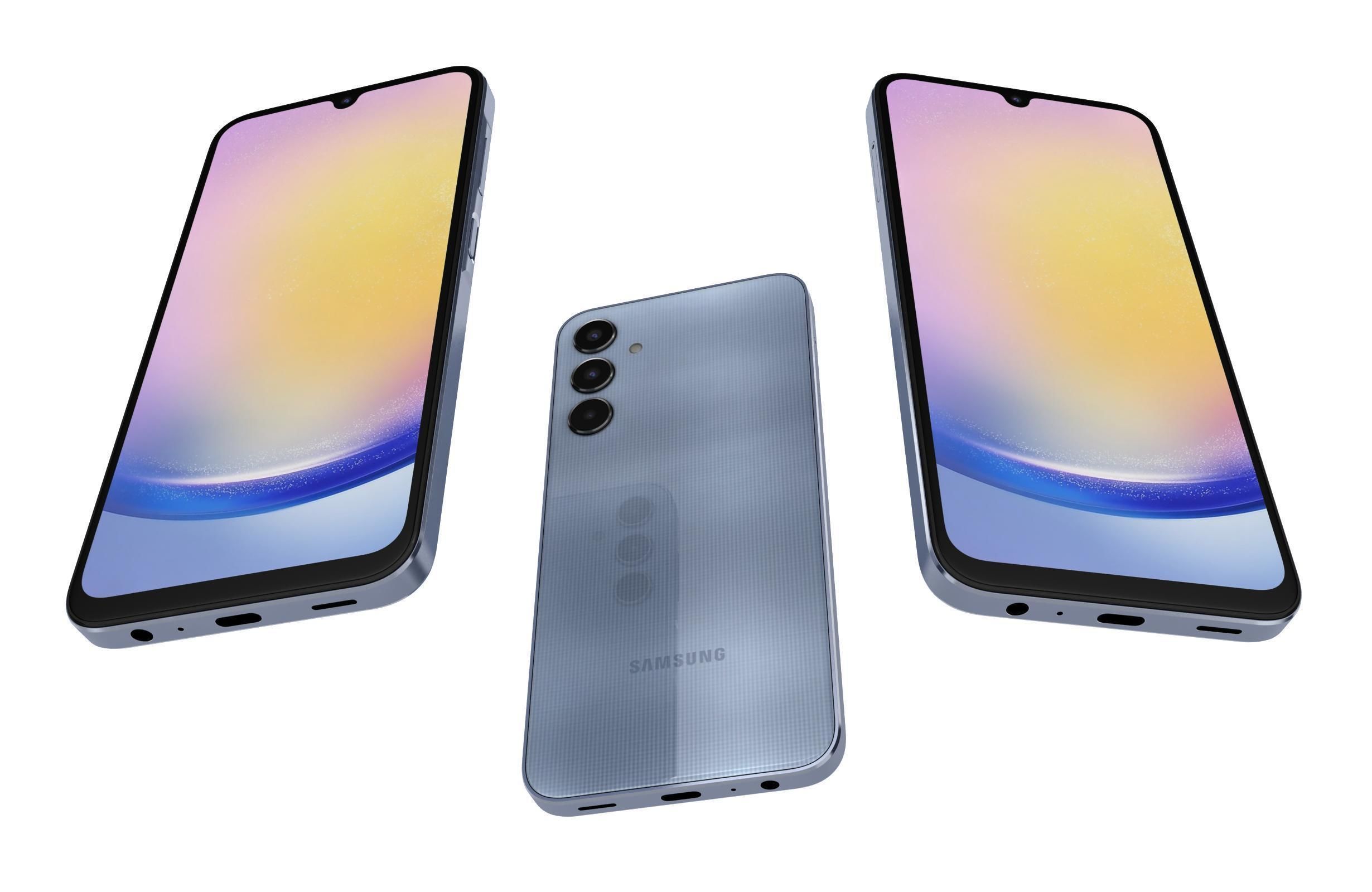 Samsung Galaxy A25 All Colors 3D model_11