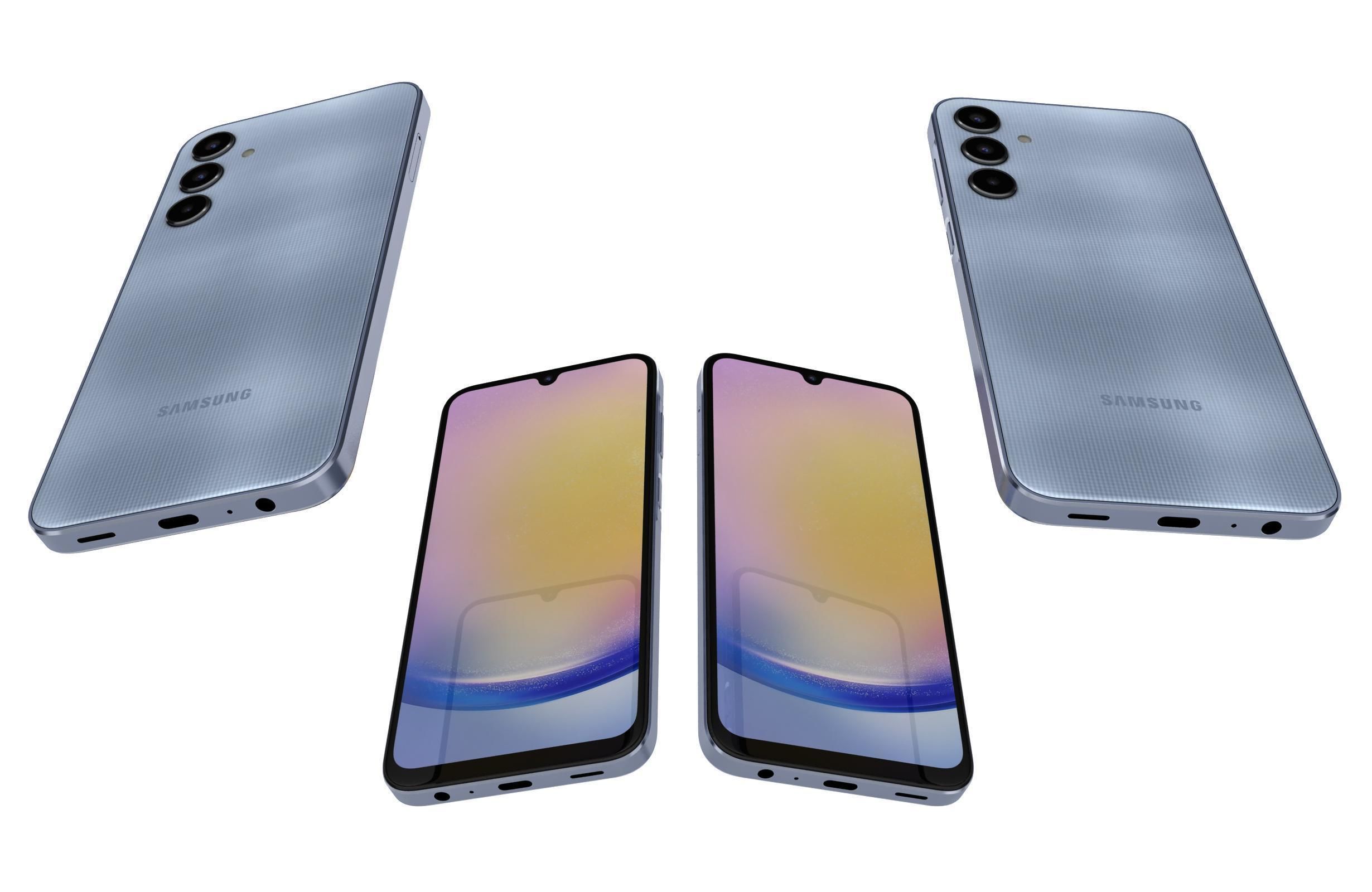 Samsung Galaxy A25 All Colors 3D model_17